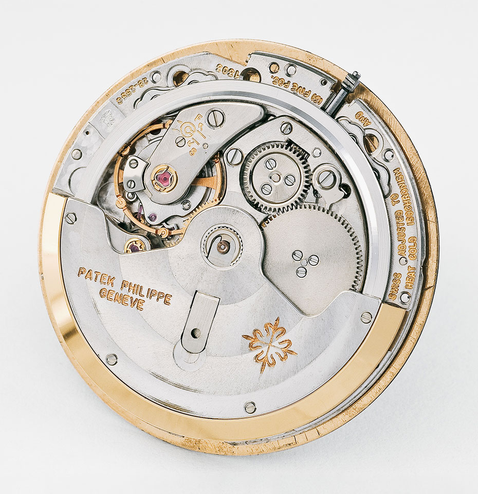 The movement from a Patek Philippe Nautilus