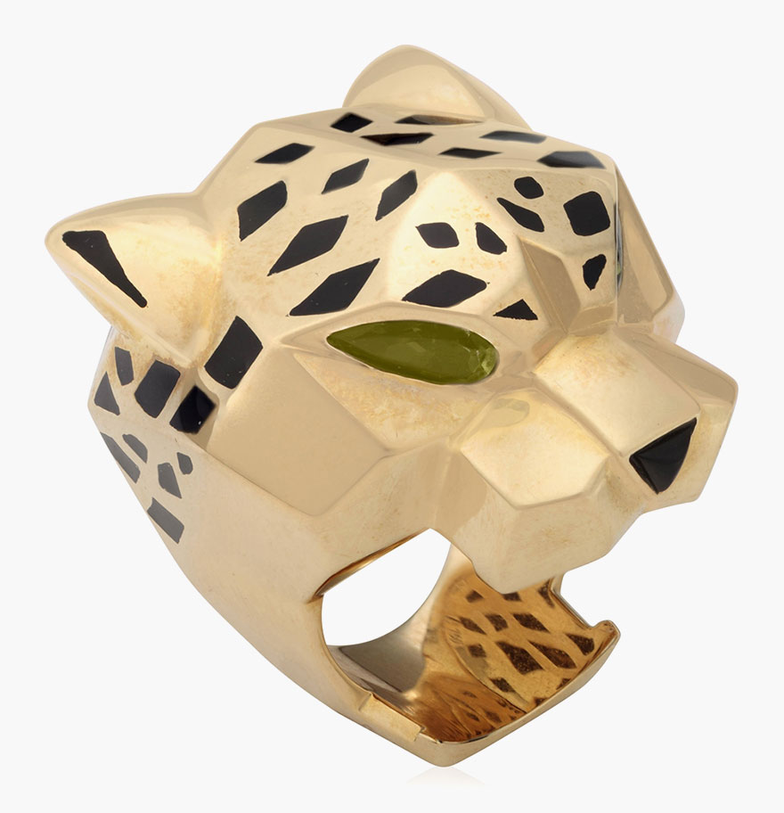Cartier &lsquo;Panth&egrave;re de Cartier&rsquo; ring. Estimate: $6,000-8,000. This lot is offered in Christie&rsquo;s Jewels Online, 12-20 October 2016, Online