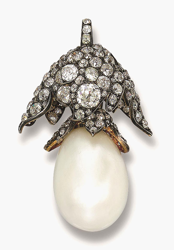 

La R&eacute;gente pearl. Sold at Christie&rsquo;s Geneva on 16 November 2005