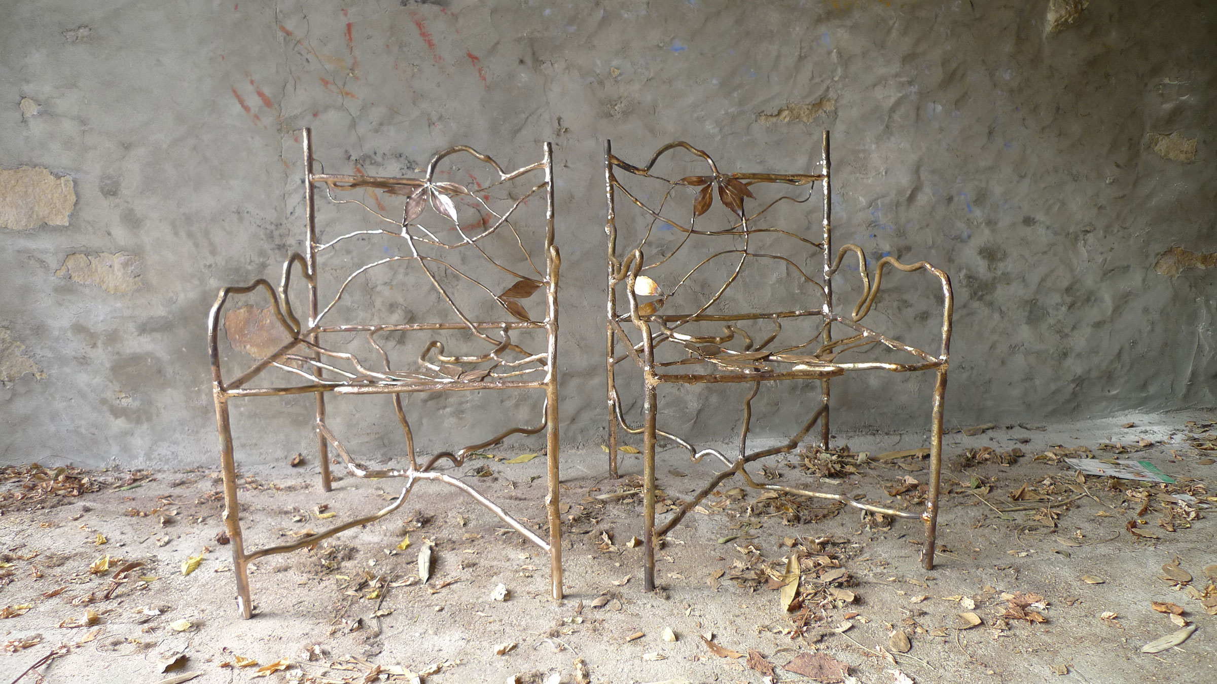 Claude Lalanne, Fauteuils Entrelacs, 2015