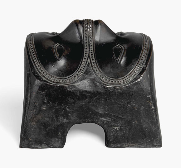 A bronze carnival mask mould. Italy, 19th century. 7&frac34; in (19.7 cm) wide. Estimate: &pound;2,000-3,000. This lot is offered in Seward Kennedy's Cabinet of Curiosities and The Tony Robinson Collection of Treen Drinking Vessels on 22 November 2016 at Christie&rsquo;s in London, South Kensington