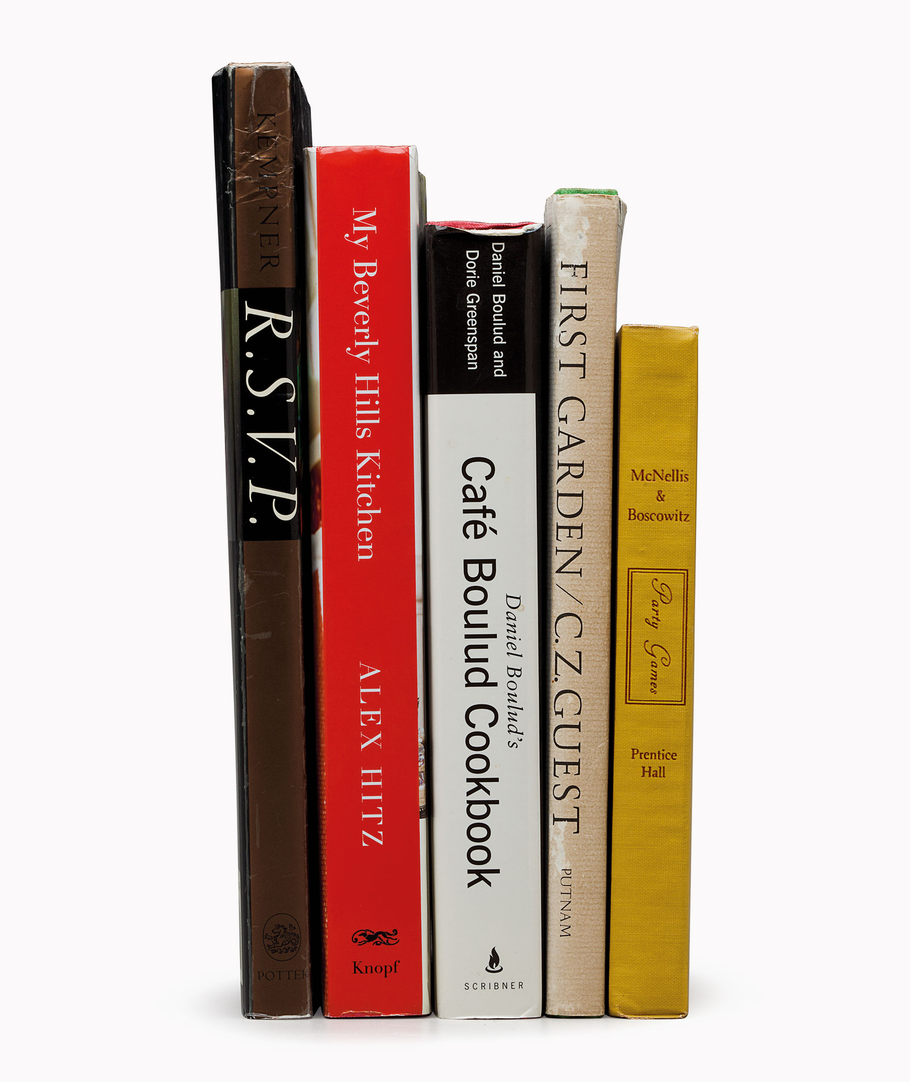 

Cooking and entertaining &mdash; A group of 5 books. Estimate: $100-200. This lot&nbsp;is offered in Betsy Bloomingdale: A Life in Style Online Auction, 30 March &ndash; 6 April