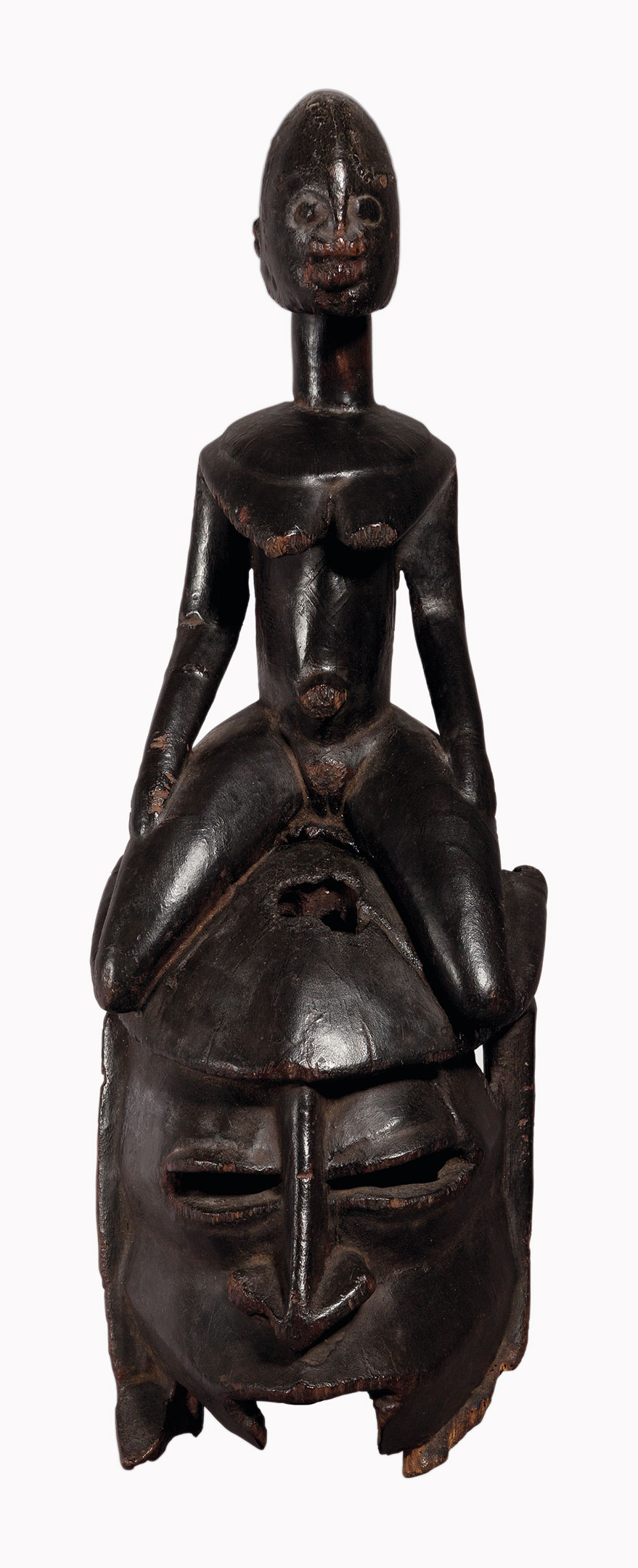 Dogon mask, Mali. Height: 57 cm (22½ in). Estimate: €2,500,000-3,500,000. This lot is offered in Collection Laprugne et à divers amateurs: Arts d'Afrique, d'Océanie et d'Amérique du Nord on 4 April 2017 at Christie’s in Paris
