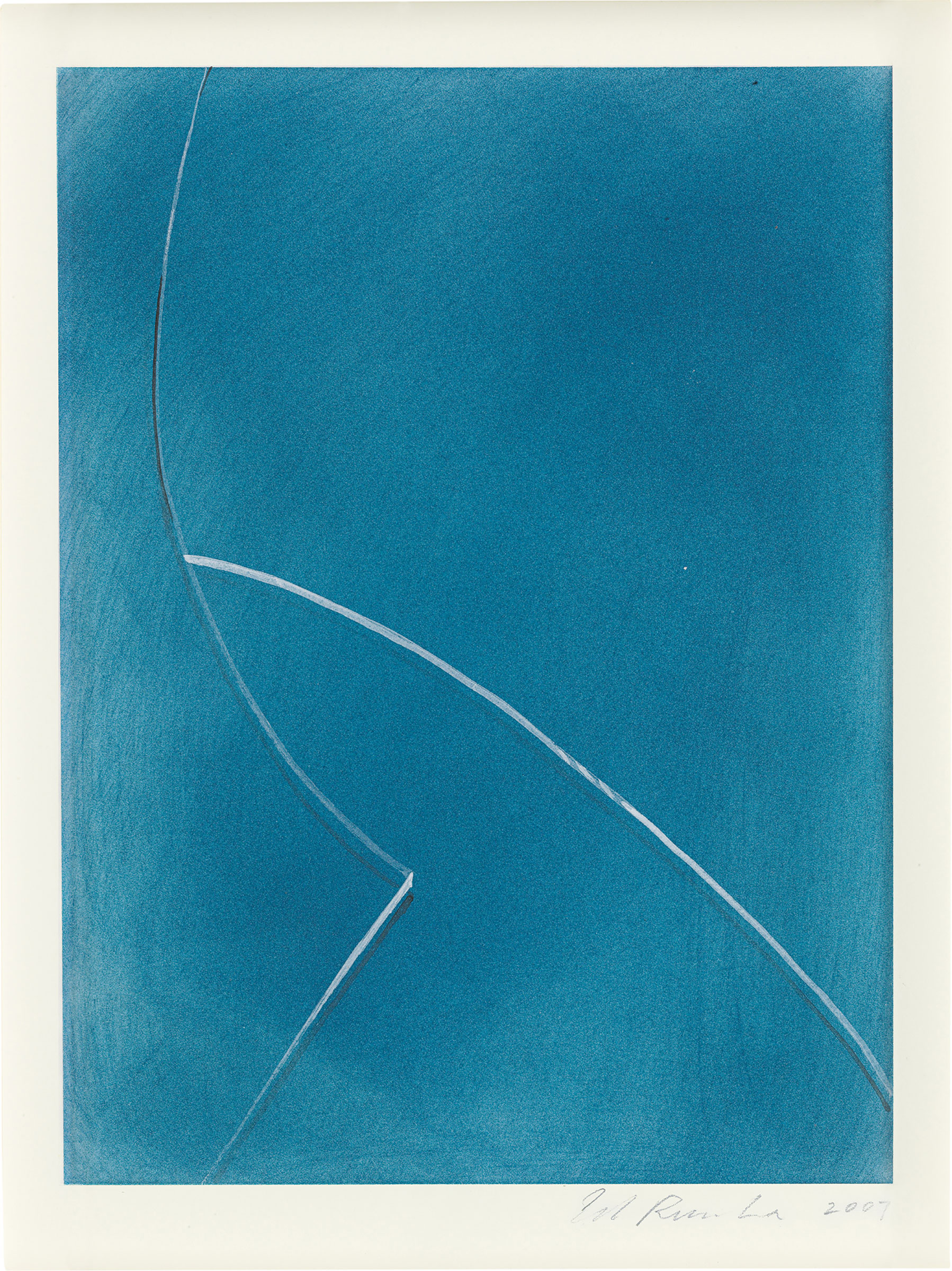 Ed Ruscha (b. 1937), Busted Piece of Glass, 2007. Acrylic and dry pigment on museum board. Image: 10½ x 7¾ in (26.7 x 19.7 cm); sheet: 12¼ x 9⅜ in (31.1 x 23.8 cm). This lot was offered in First Open | Post-War & Contemporary Art, 11-20 July 2017, Online