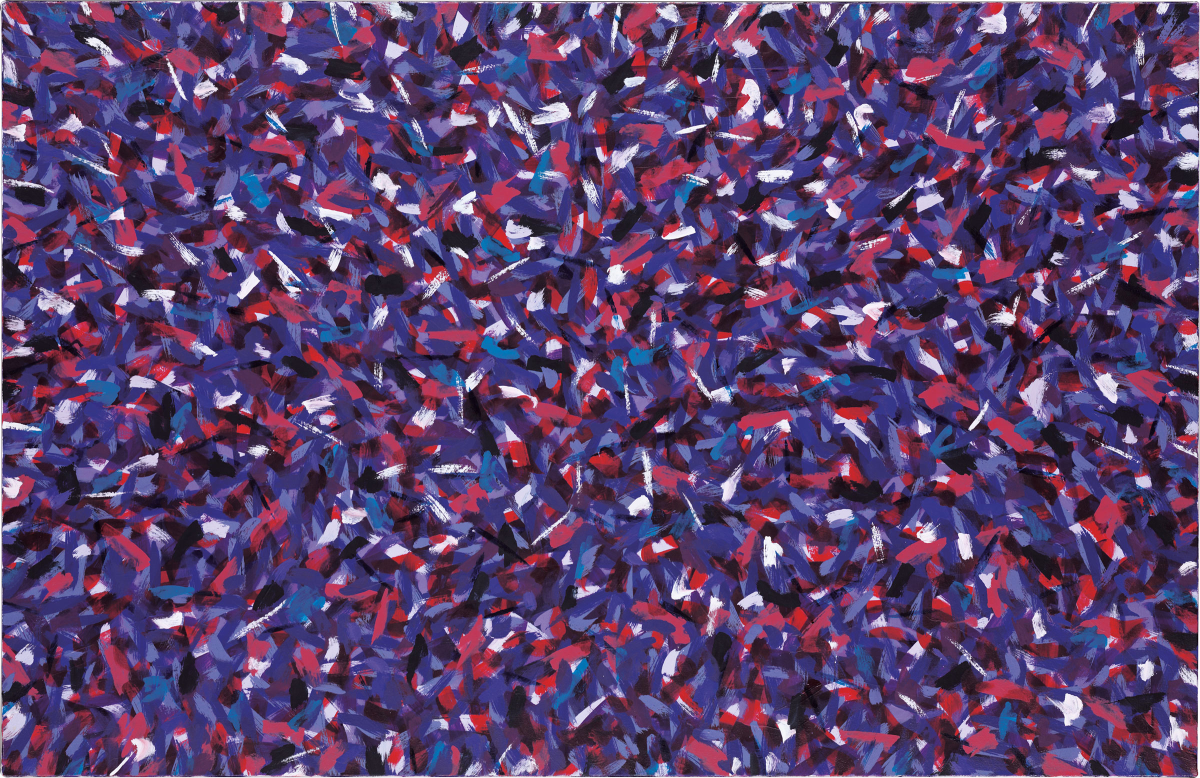 John McCracken (1934-2011), Universe: Flight, 1993. Oil on canvas. 44 x 68 in (111.8 x 172.7 cm). This lot was offered in First Open | Post-War &amp; Contemporary Art, 11-20 July 2017, Online