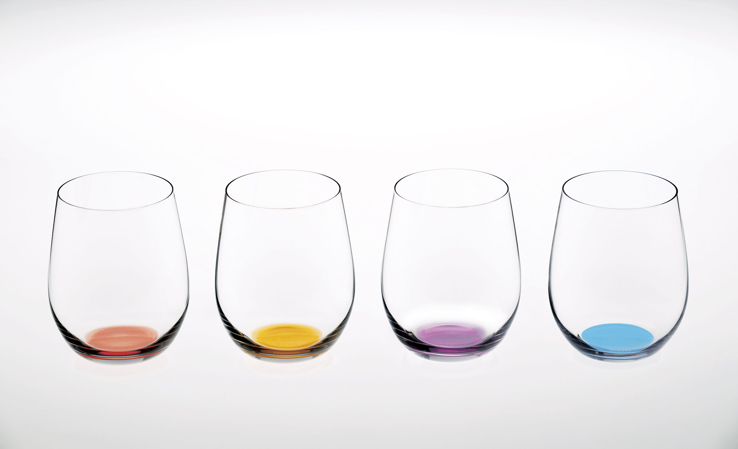 Stemless glasses have the advantage of being more difficult to break