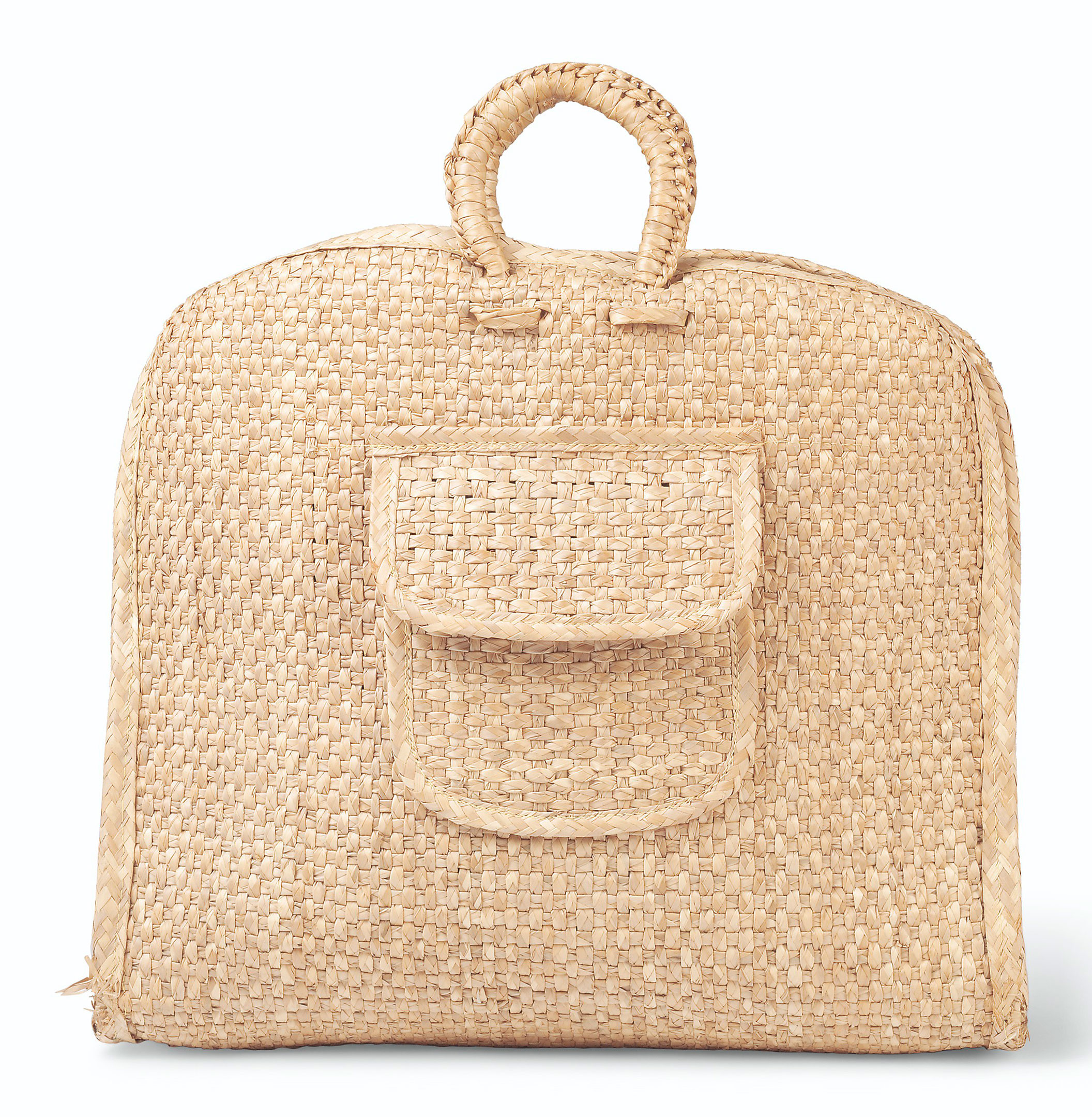 A large straw satchel, Circa 1960. Estimate: £800-1,200. This lot is offered in Audrey Hepburn: The Personal Collection on 27 September 2017  at Christie’s in London. Audrey Hepburn is photographed in France with what is almost certainly this straw tote bag on a sunny day in May 1960, with her husband, Mel Ferrer, carrying it.
