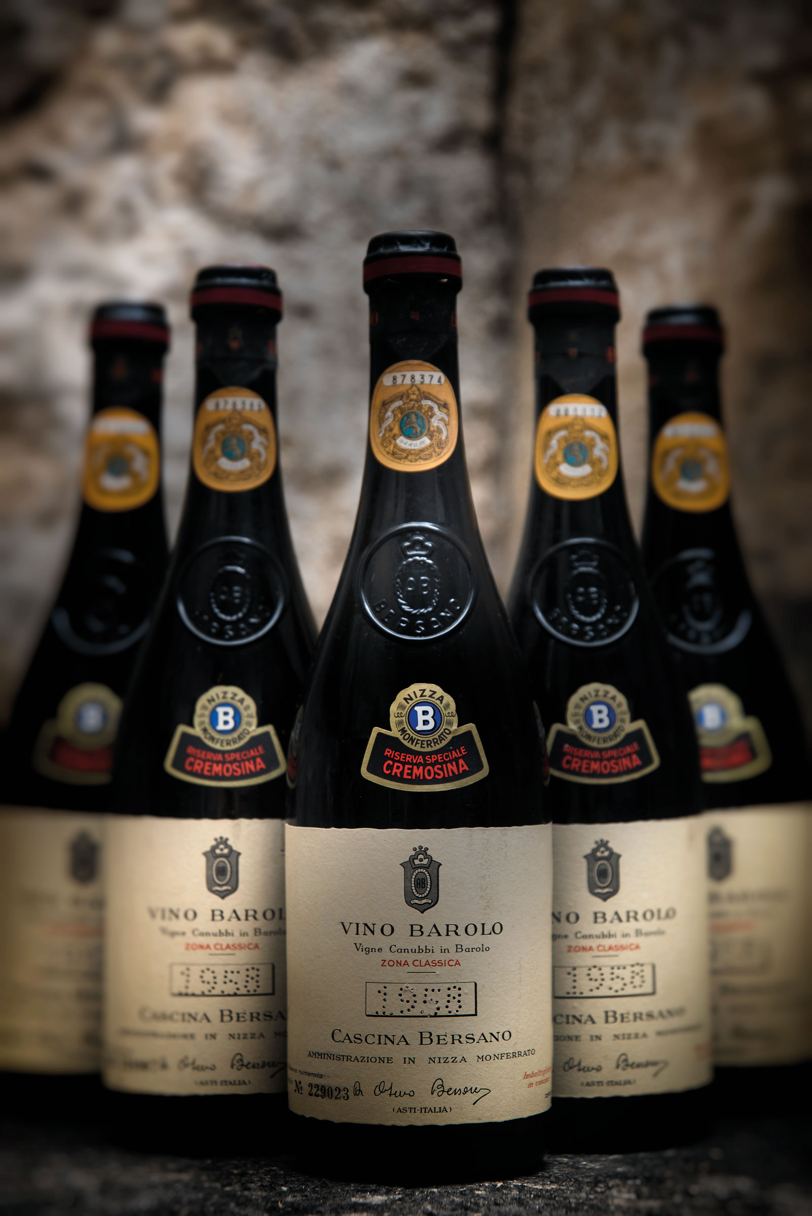 Bersano, Barolo Riserva Cremosina 1958. 12 bottles per lot. Sold for £750 on 29 September 2022 at Christie’s in London