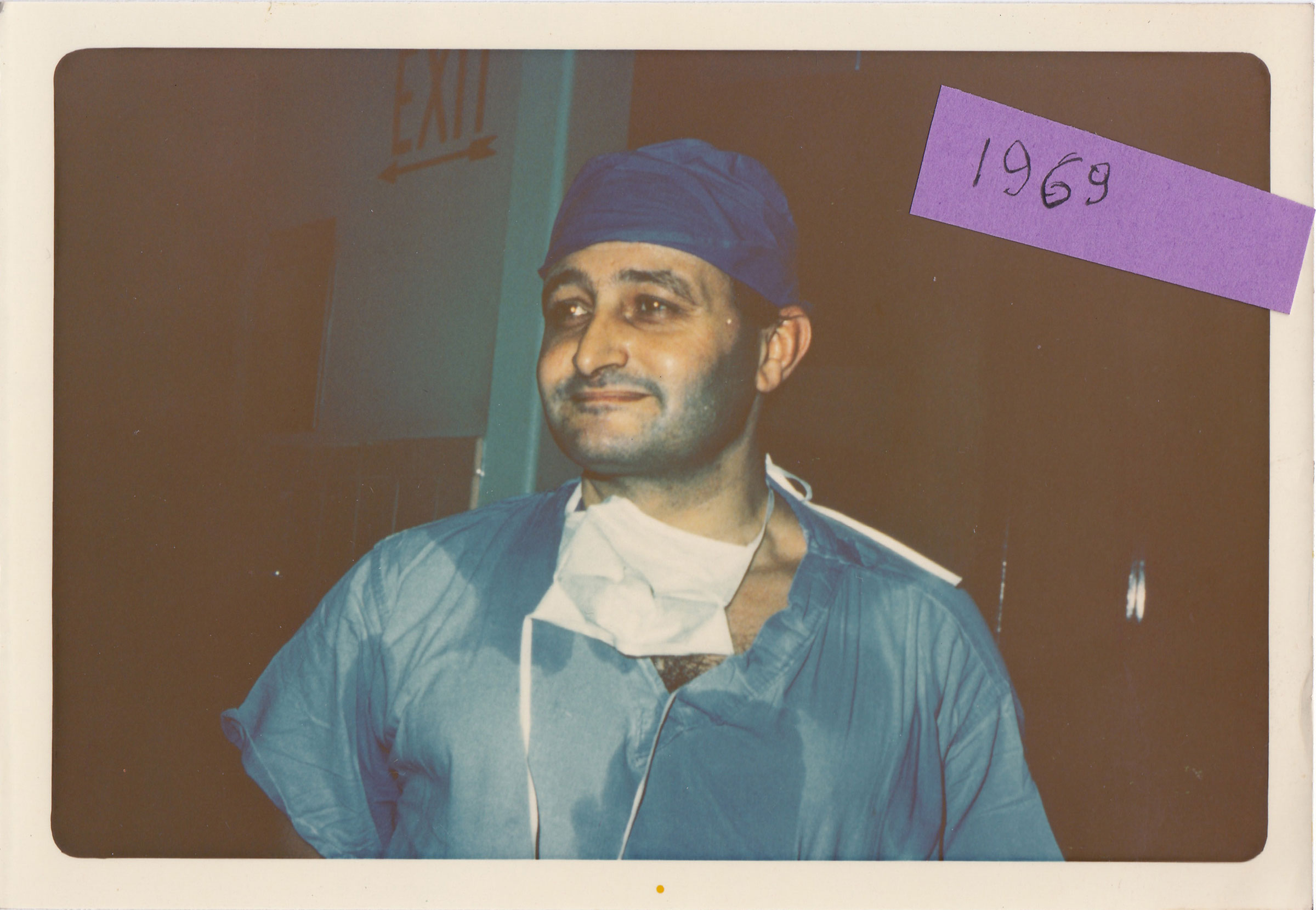 Dr Giuseppe Rossi, photographed in 1969. Courtesy of Mrs Gemma Rossi
