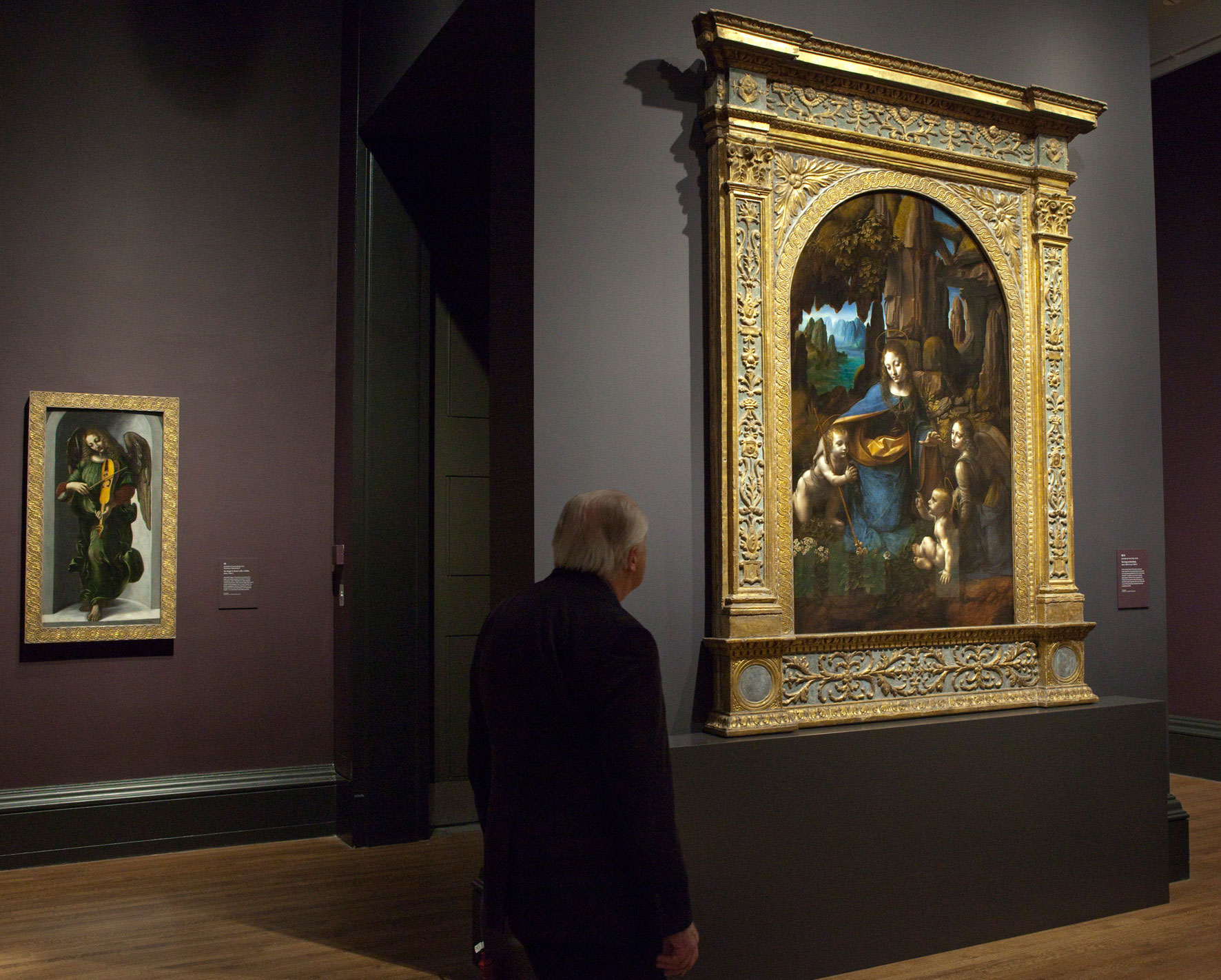Salvator Mundi is included in the landmark 2011-12 exhibition Leonardo da Vinci: Painter at the Court of Milan at the National Gallery in London © National Gallery, London