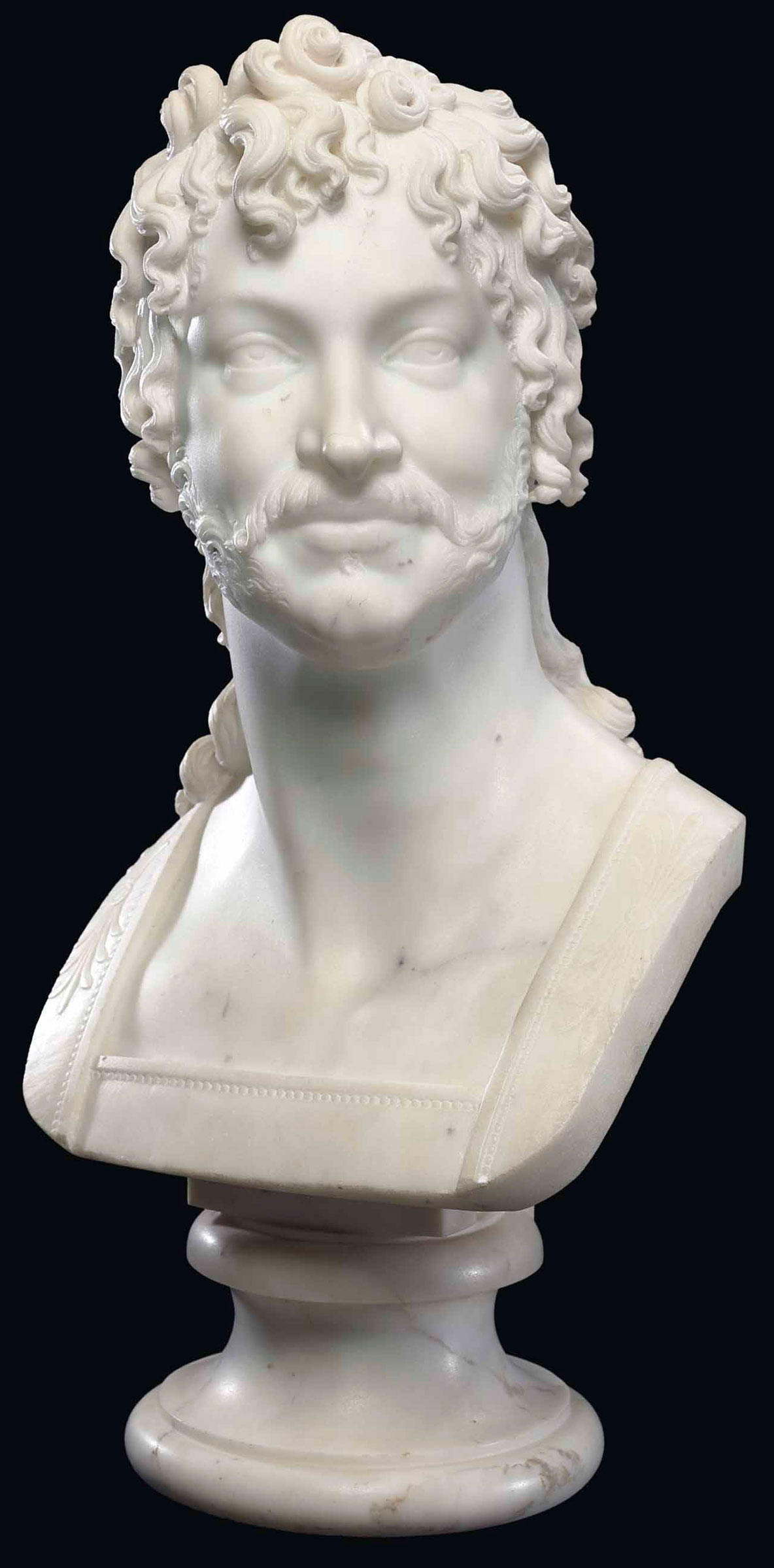 Antonio Canova (1757-1822), Joachim Murat, 1813. Height: 50  cm (19.7  in). Overall height: 66  cm (26  in). Estimate on request. This work is offered in The Exceptional Sale on 28 November 2017  at Christie’s in Paris