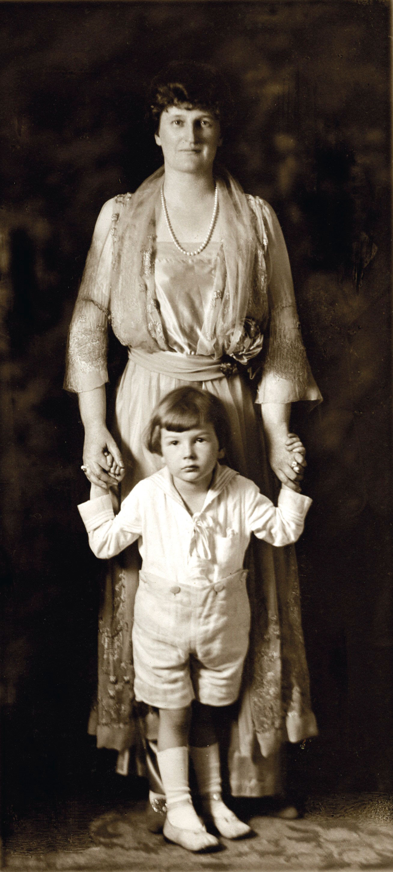 艾比與兒子大衛