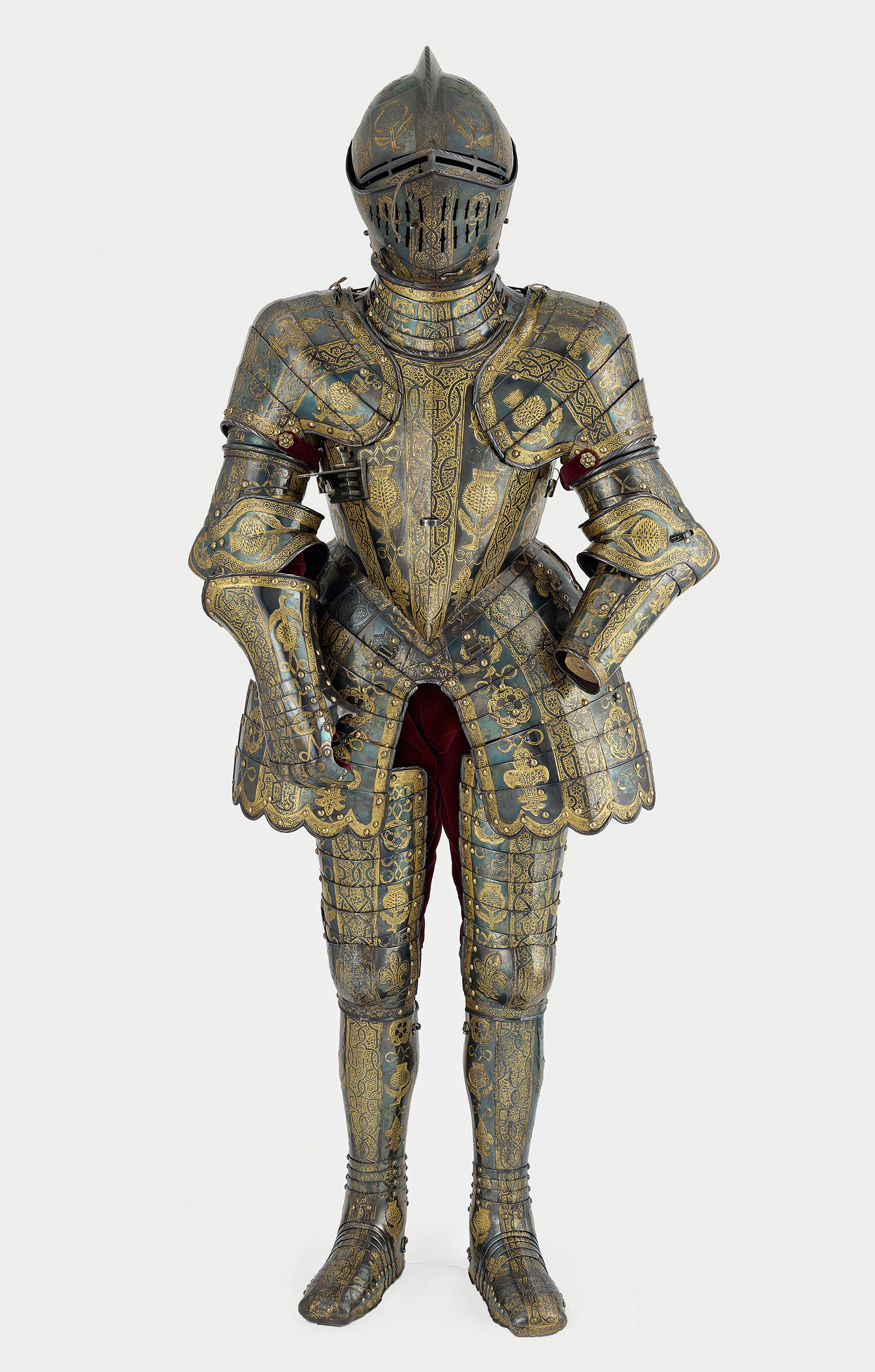 A suit of armour made for Henry, Prince of Wales, the elder brother of Charles I, circa 1608. Photo: Royal Collection Trust / © Her Majesty Queen Elizabeth II 2017