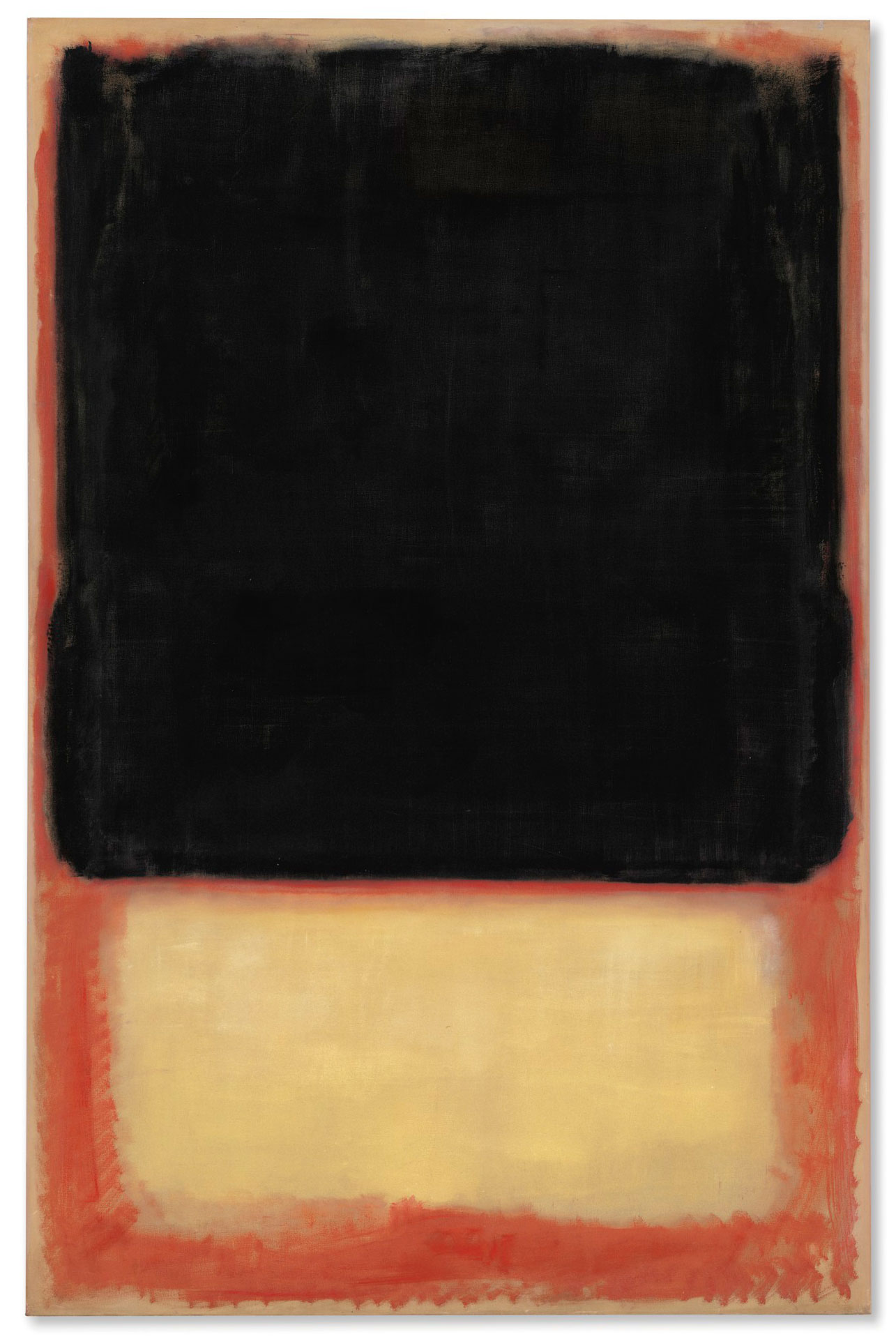 Mark Rothko (1903-1970), No. 7 (Dark over Light), 1954. Oil on canvas. 90⅛ x 58⅝ in. Estimate on request. This work is offered in the Post-War and Contemporary Art Evening Sale on 17 May at Christie’s in New York © 1998 Kate Rothko Prizel & Christopher Rothko / Artists Rights Society (ARS), New York