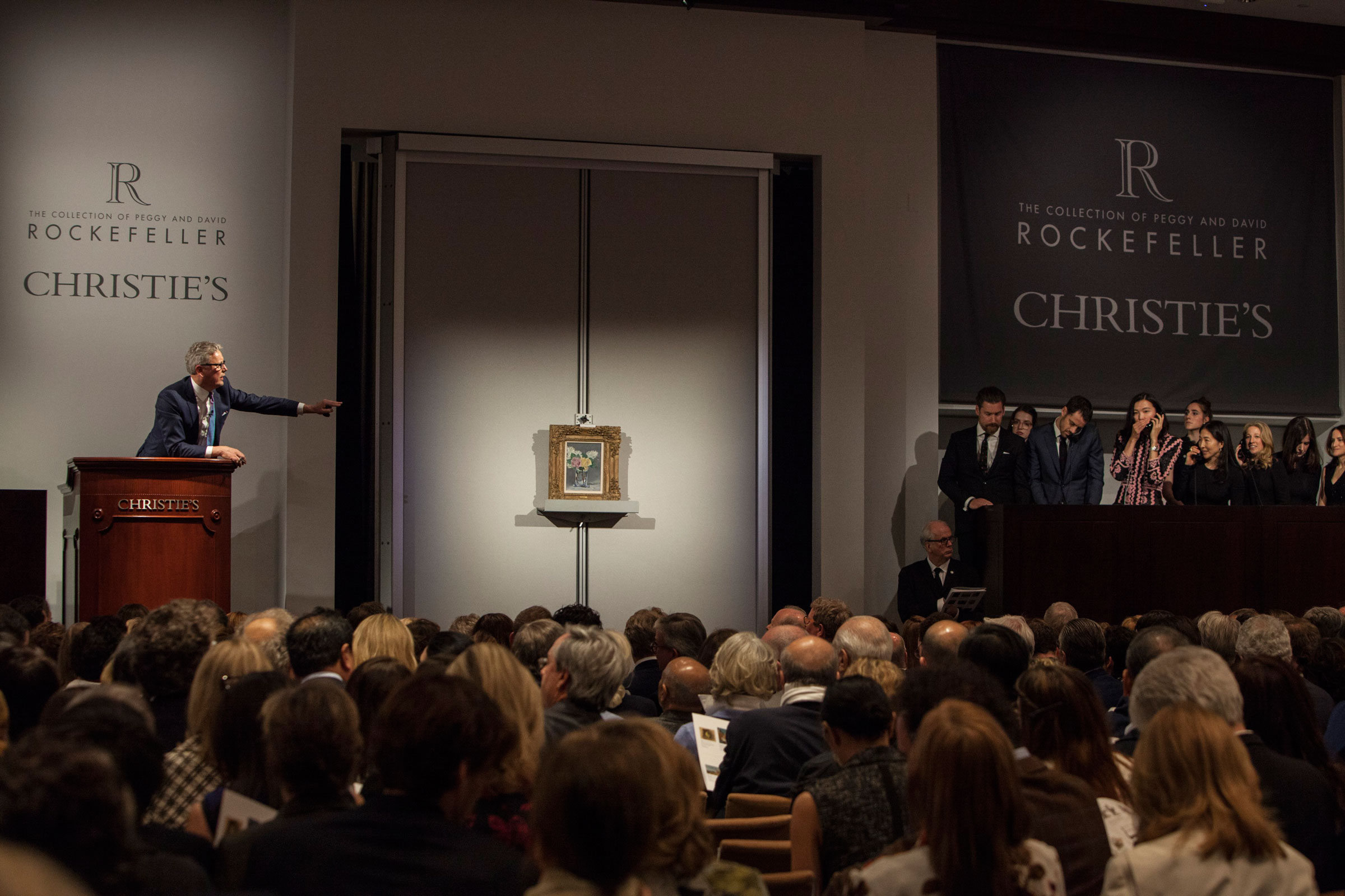 A packed saleroom witnessed numerous artist records broken in the 19th and 20th Century Art Evening Sale. Read the full report.