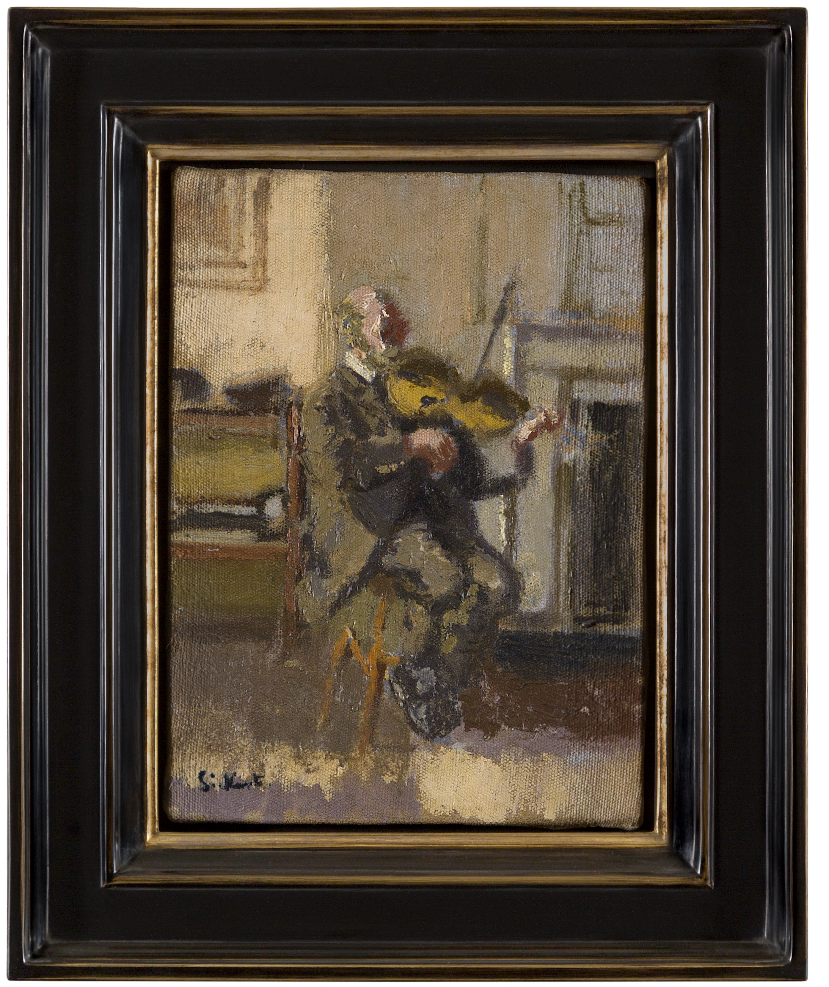 A fiddler by Walter Sickert. Photo courtesy Andrew Graham-Dixon