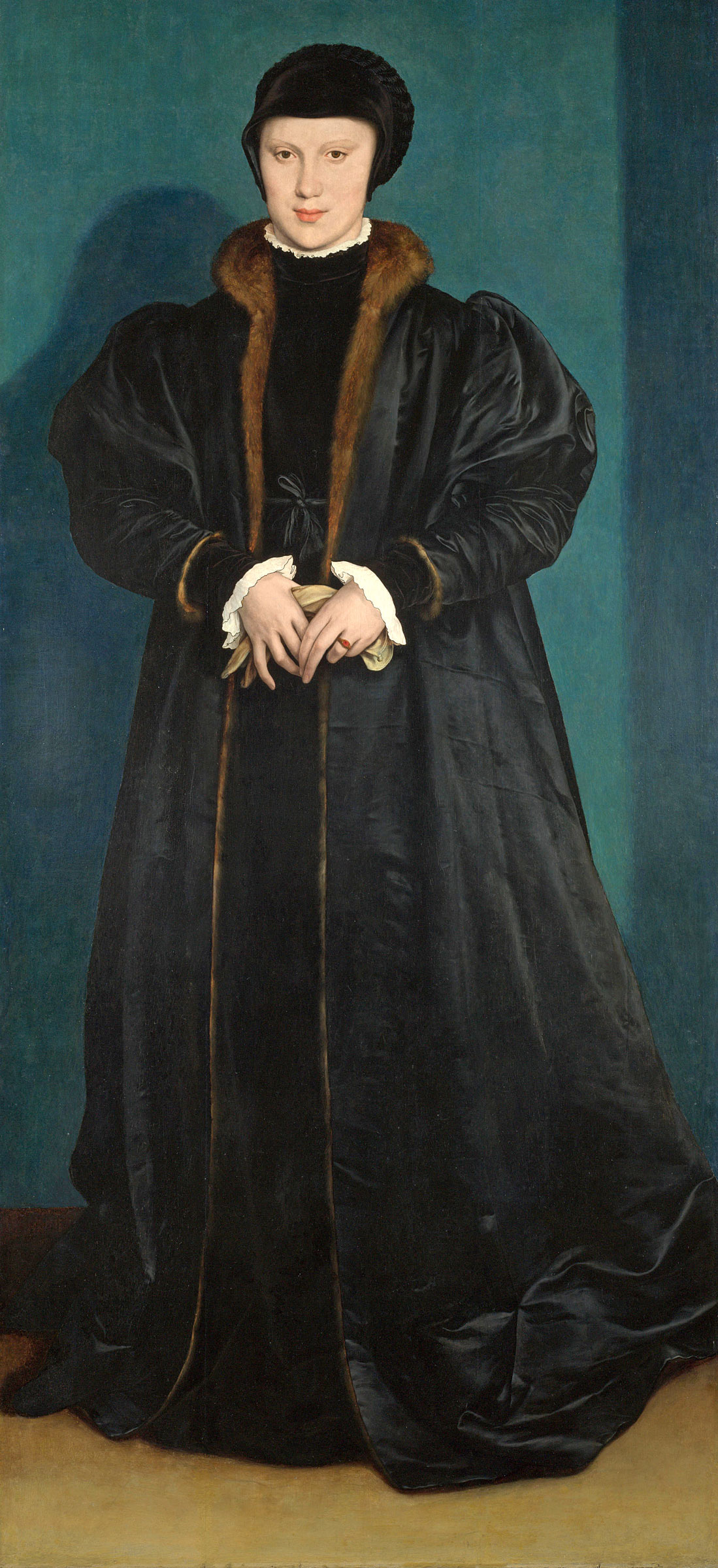 Hans Holbein the Younger, Christina of Denmark, Duchess of Milan, probably 1538. Photo: National Gallery, London, UK/Bridgeman Images