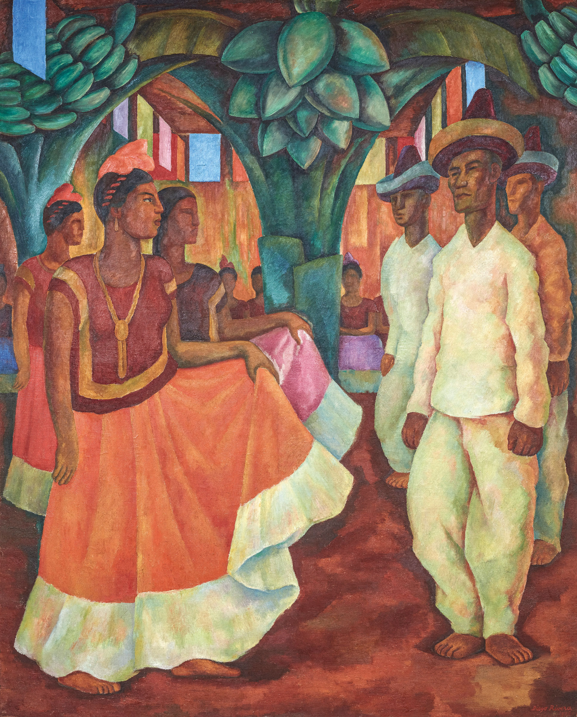 Diego Rivera, Dance in Tehuantepec, 1928. Photo: Courtesy of Colección Malba. © Banco de México Diego Rivera Frida Kahlo Museums Trust, Mexico, D.F./DACS 2018