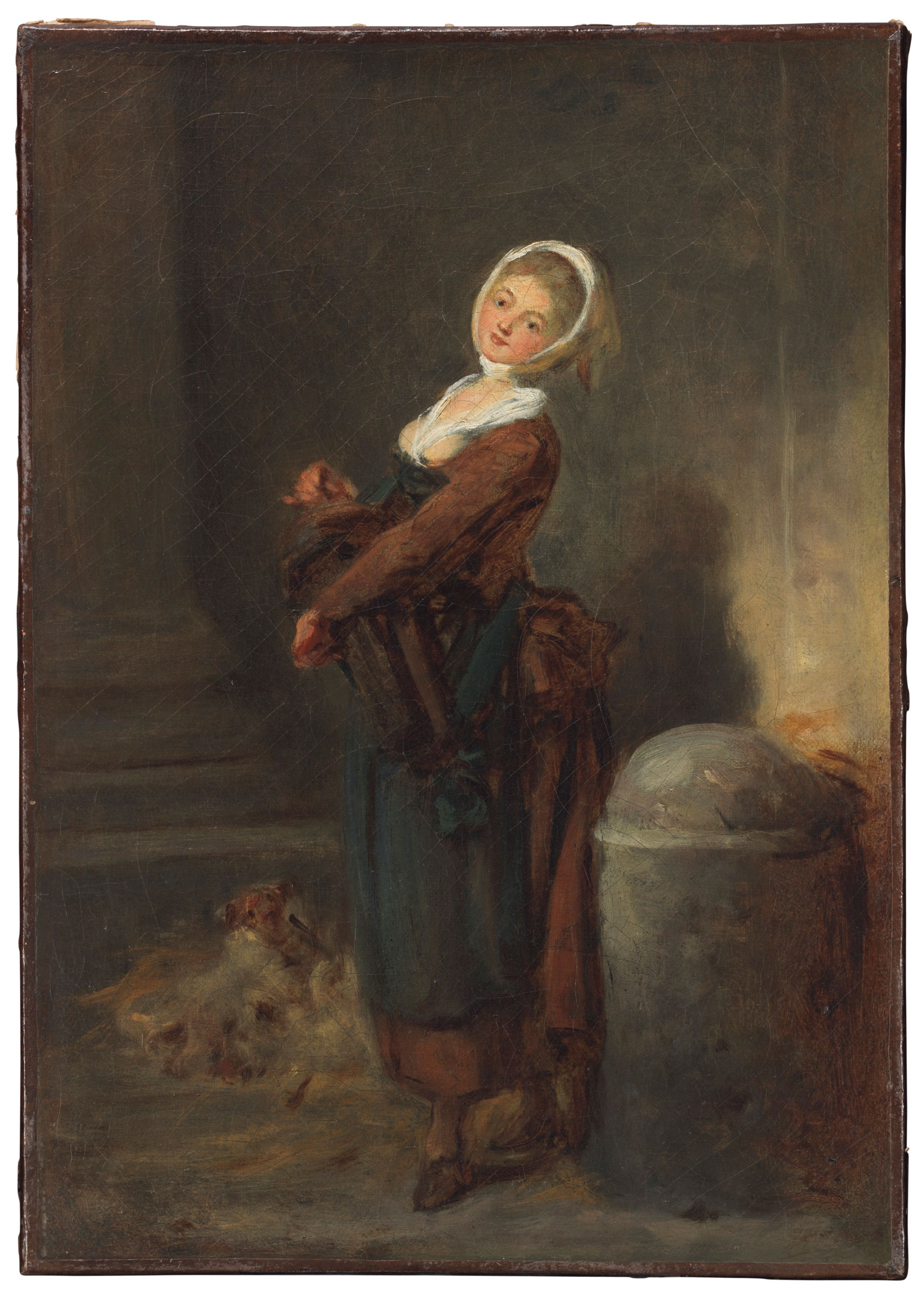 Jean-Honoré Fragonard (Grasse 1732-1806 Paris), The Hurdy-Gurdy Player. 17 x 12⅛ in (43.3 x 30.8 cm). Estimate: $400,000-600,000. This lot is offered in Property from the Estate of Eugene V. Thaw on 30 October 2018 at Christie’s in New York