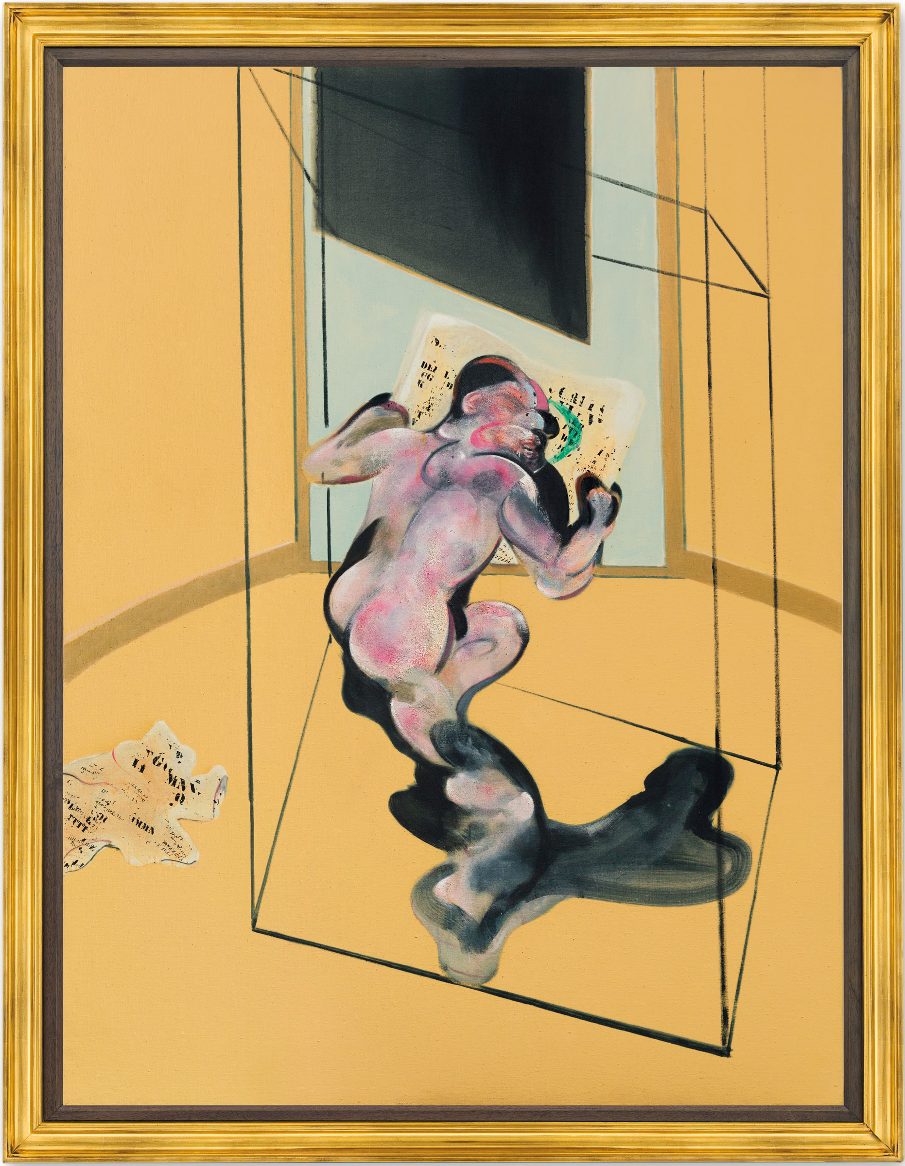 Francis Bacon (1909-1992), Figure in Movement, executed in 1972. 77⅞ x 58⅝ in (198 x 148 cm). Estimate: £15,000,000-20,000,000. This lot is offered in Post War and Contemporary Art Evening Auction on 4 October 2018 at Christie’s in London © The Estate of Francis Bacon. All rights reserved. DACS 2018