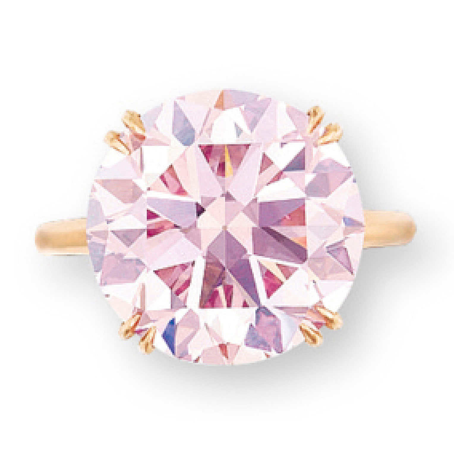 The Martian Pink. A coloured diamond ring of 12.04 carats, by Harry Winston. Sold for HK$135,060,000 on 29 May 2012 at Christie’s in Hong Kong