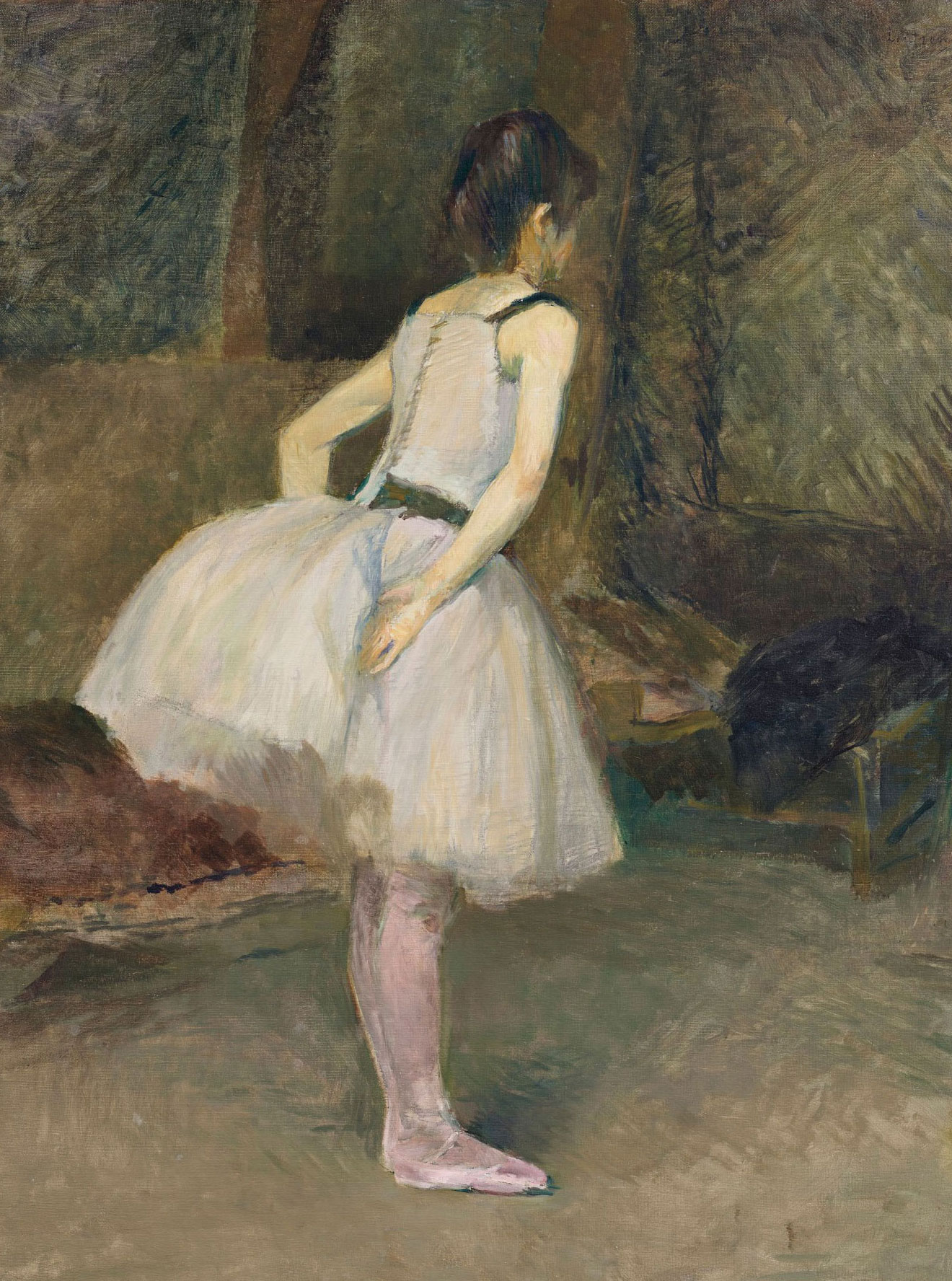 Henri de Toulouse-Lautrec (1864-1901), Danseuse, 1888. Oil on canvas. 31⅝ x 23½ in (80.5 x 59.5 cm). Estimate: $6,000,000-8,000,000. Offered on 11 November in the Impressionist and Modern Art Evening Sale Including Property from the Collection of Herbert and Adele Klapper at Christie’s in New York