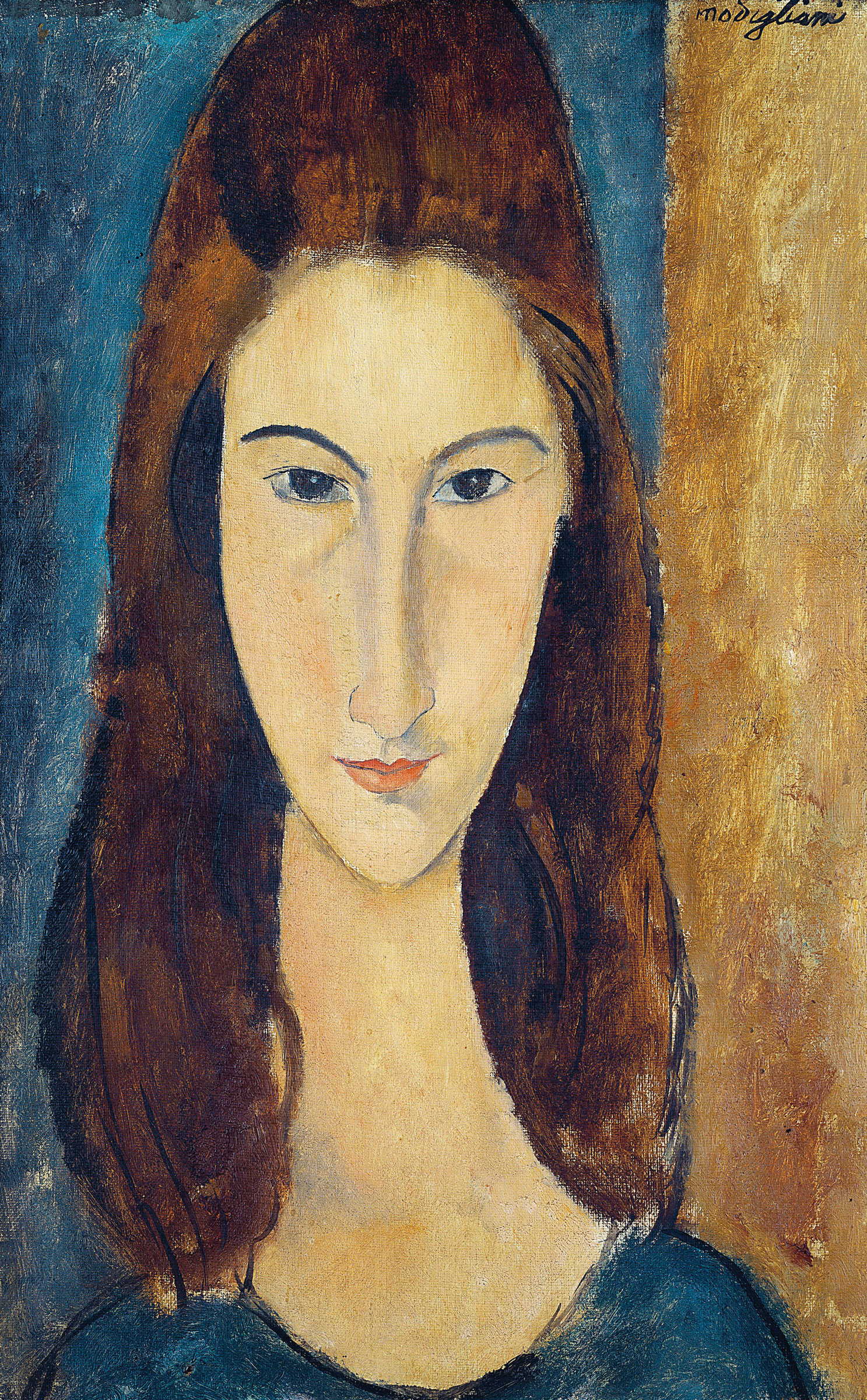 Amadeo Modigliani, Portrait of Jeanne Hebuterne, 1919