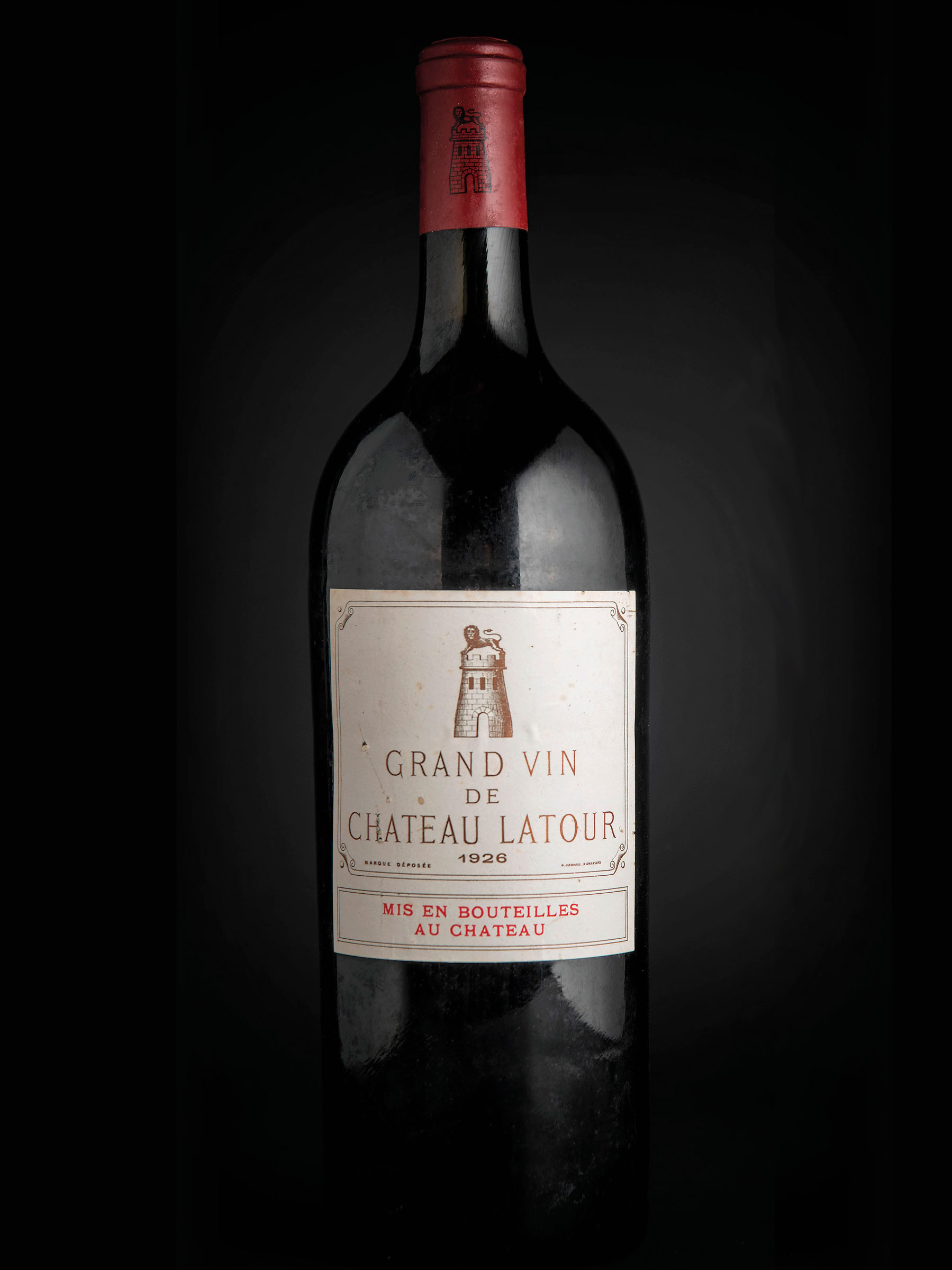 Château Latour 1926, 1 magnum per lot. Sold for £9,000 on 28-29 November 2018 at Christie’s in London