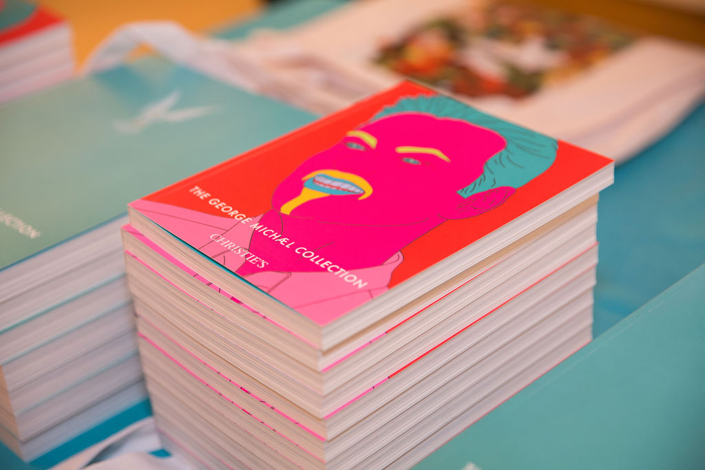 The collector’s edition catalogues feature all the works in the auction and special chapters on George Michael’s life and career. You can order your copies on Christies.com