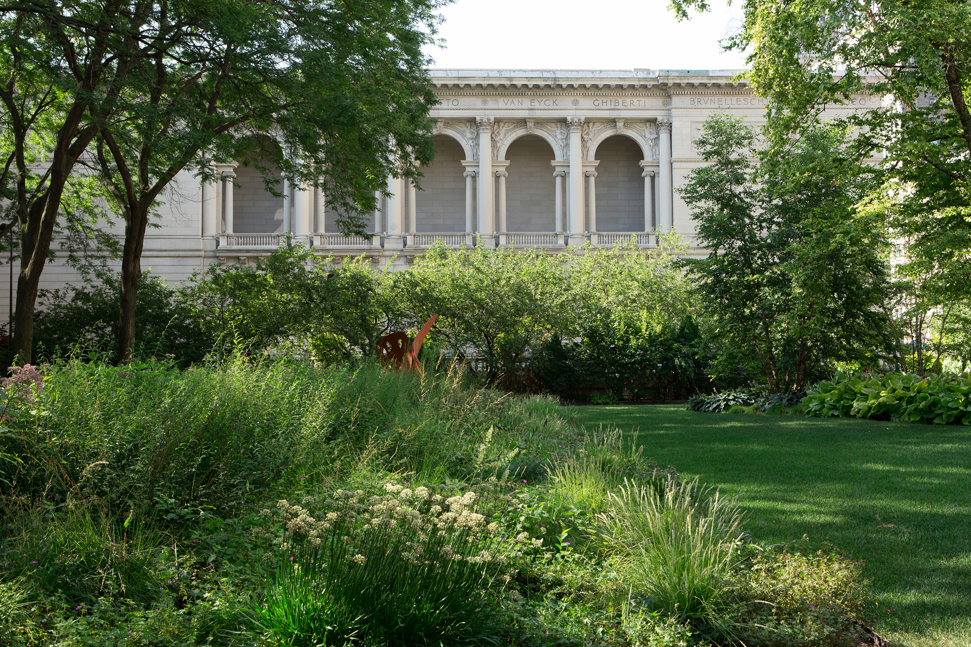 The Art Institute of Chicago. North Stanley McCormick Memorial Garden. Courtesy of The Art Institute of Chicago 