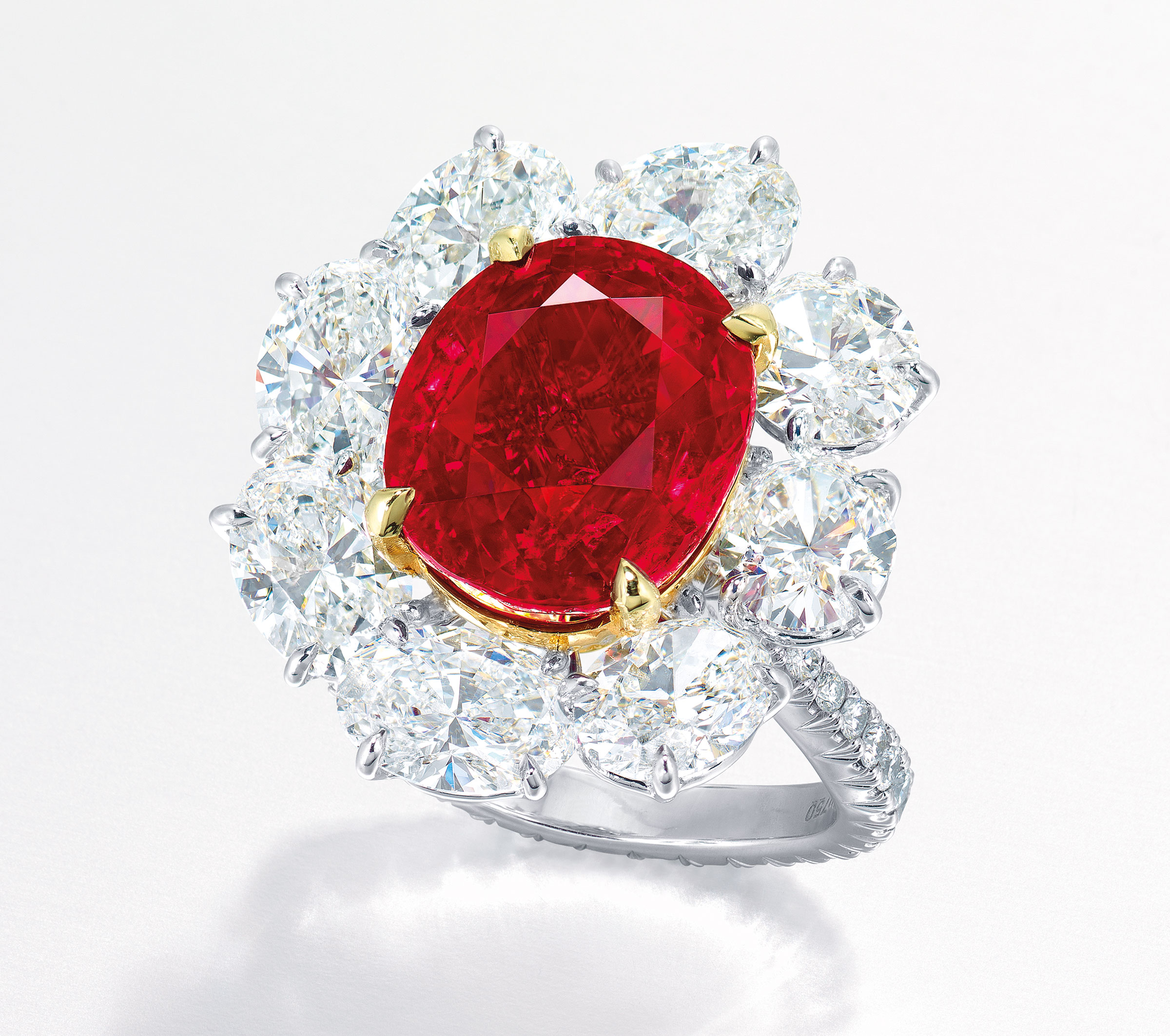 A superb ruby and diamond ring by Faidee. Sold for HK$78,940,000 on 29 November 2016 at Christie&rsquo;s in Hong Kong, HKCEC Grand Hall