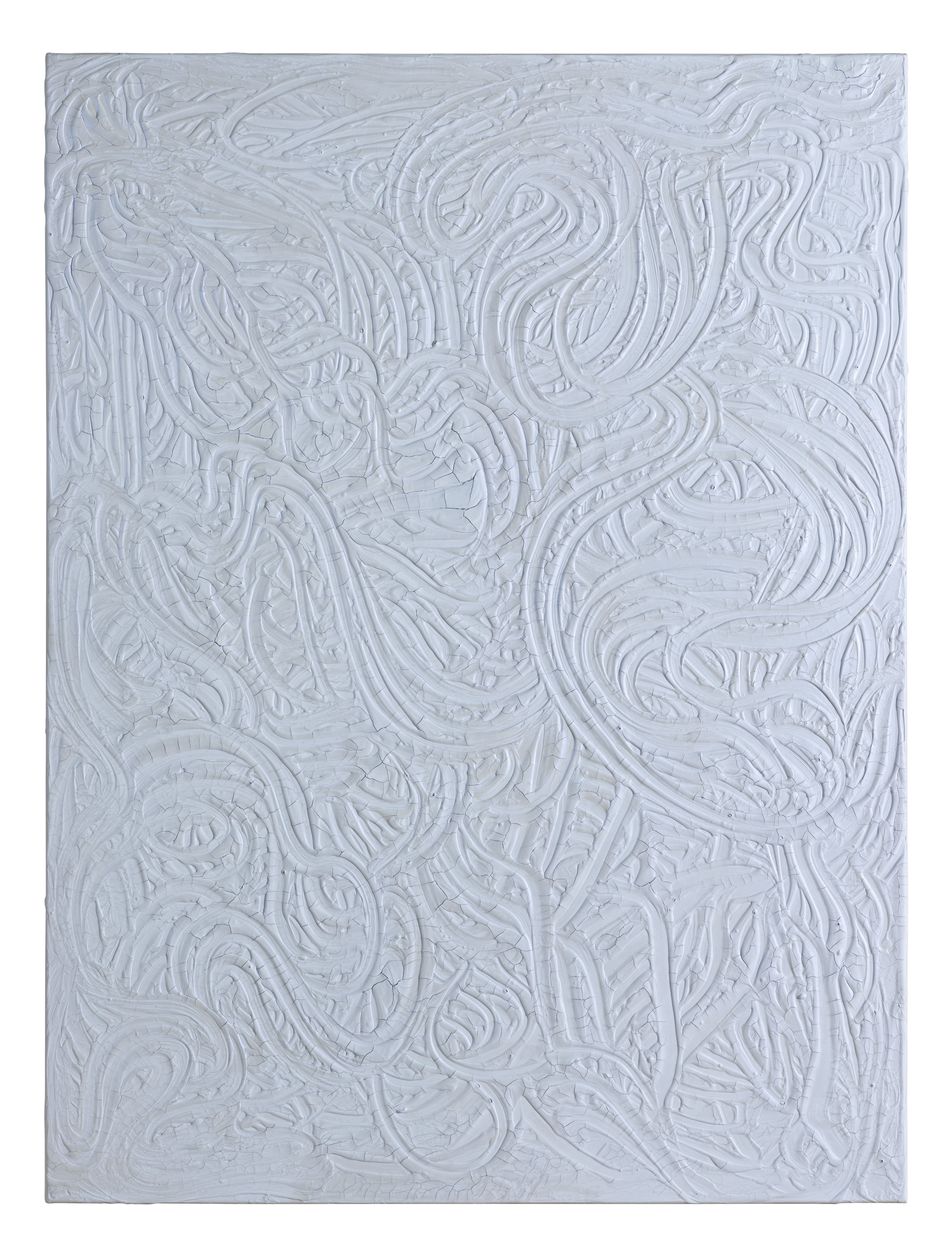 Donna Huanca (b. 1980), Gatorade, 2015. Plaster 3D paint on canvas. 63 x 47¼ in (160 x 120 cm). Estimate: £8,000-12,000. Offered in Post-War and Contemporary Art Day Auction on 5 October 2019 at Christie’s in London