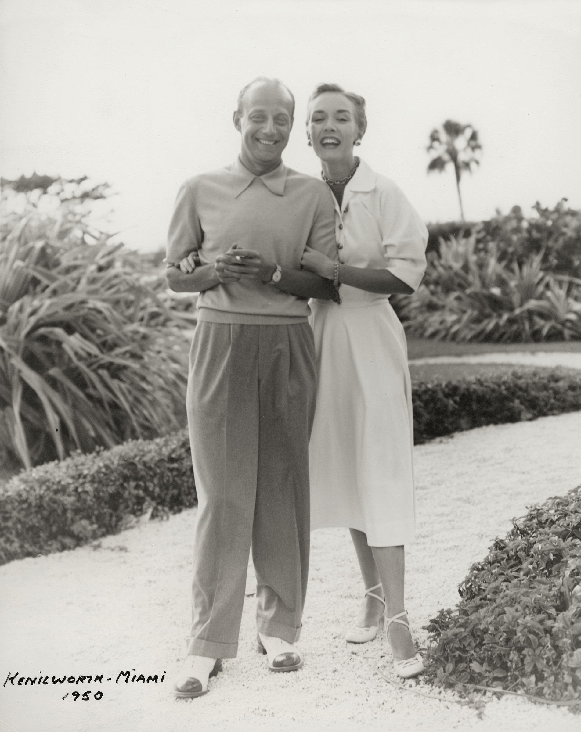 James and Marilynn Alsdorf, pictured in Miami in 1950. Photograph courtesy of the consignor