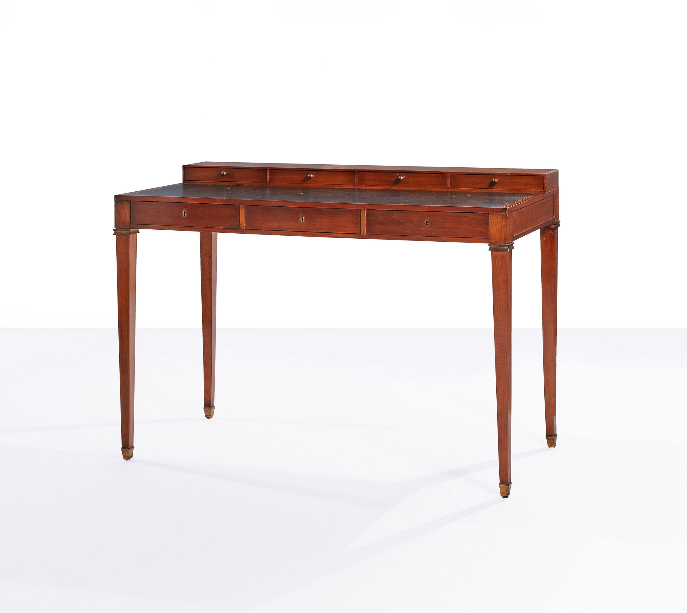 Jean-Michel Frank (1895-1941), Office in Gradin, model created circa 1933, achieved circa 1939. Brass, 77.5 x 110.5 x 55.5 cm / 30 ½ x 43 ½ x 21⅜ in. Sold for €112,500 on November 19 2019 at Christie’s in Paris