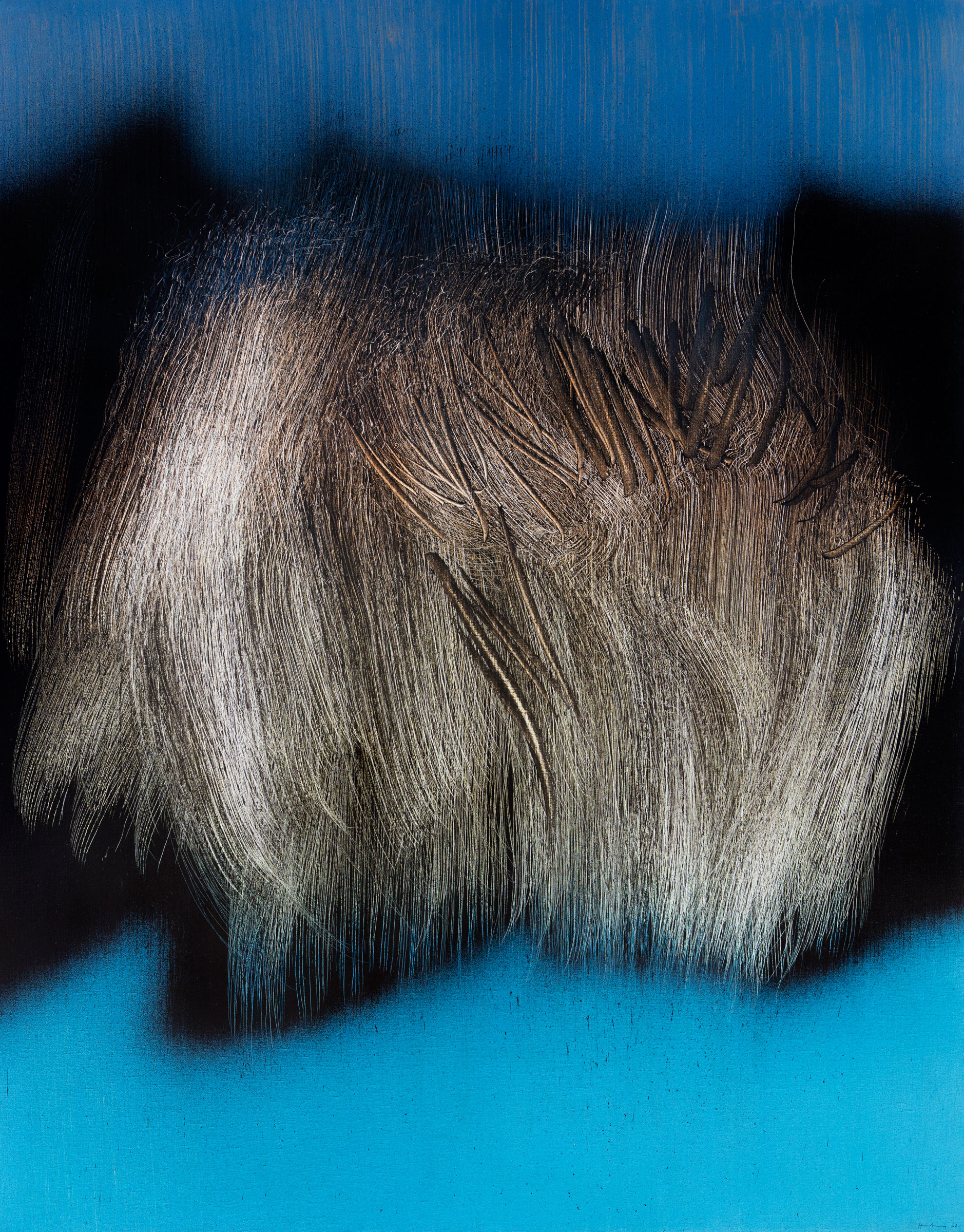 Hans Hartung (1904-1989), T1962-U8, 1962. 180 x 142 cm. Vinyl on canvas. Fondation Hartung-Bergman, Antibes. © ADAGP, Paris, 2020. Photo: Fondation Hartung-Bergman