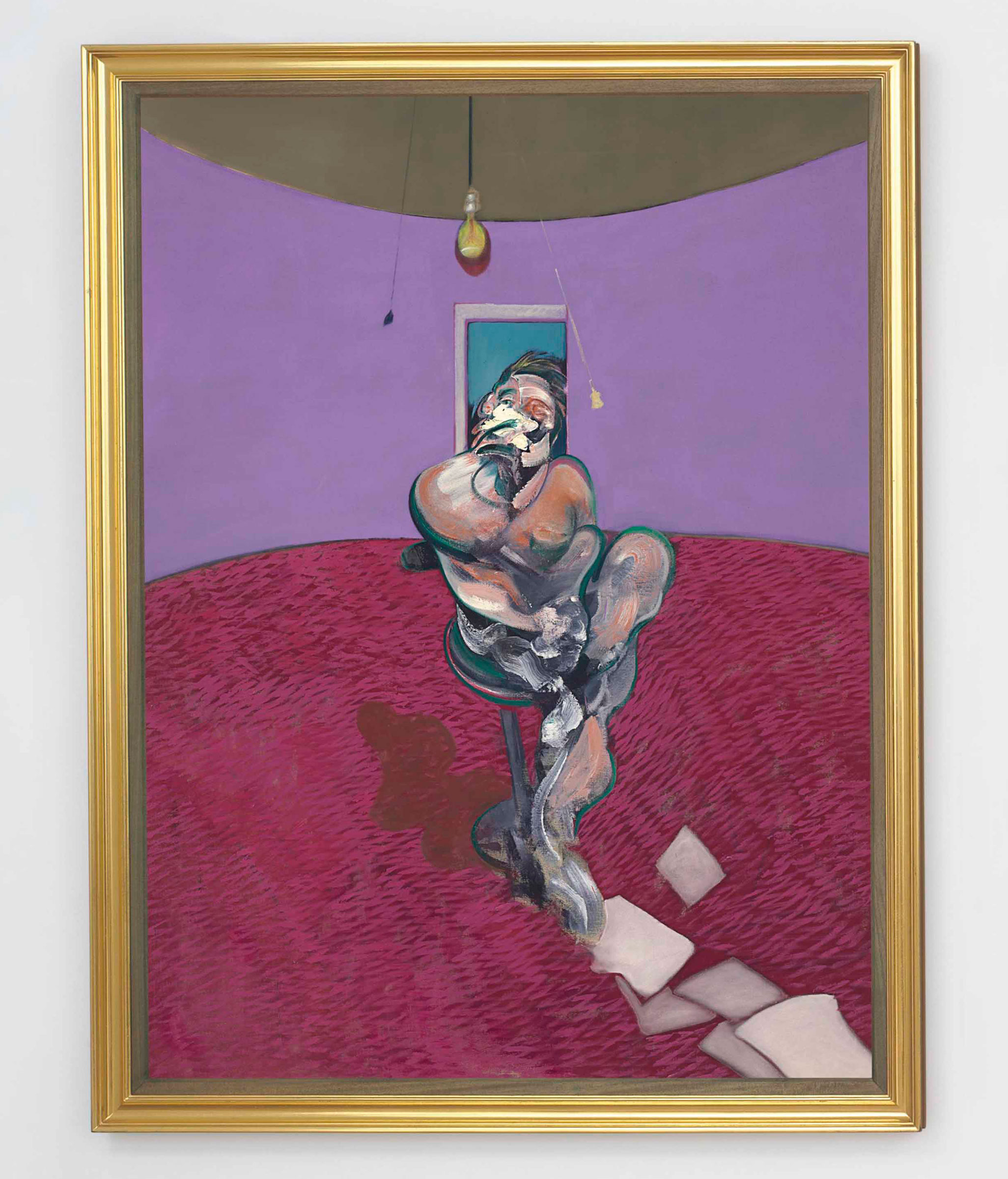 Francis Bacon (1909-1992), Portrait of George Dyer Talking, 1966. Oil on canvas. 78 x 58 in (198.2 x 147.3 cm). Sold for &pound;42,194,500 on 13 February 2014 at Christie&rsquo;s in London.&nbsp;Artwork &copy; The Estate of Francis Bacon. All rights reserved. DACS 2020