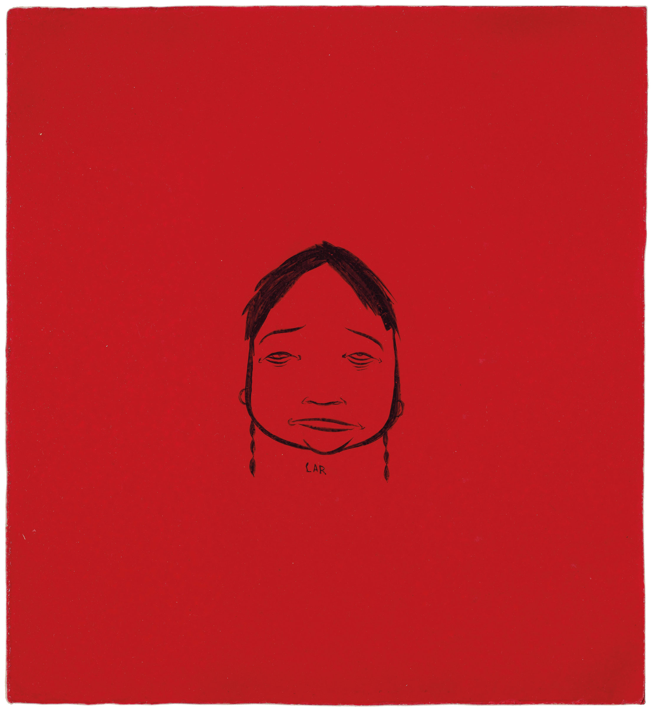 Barry McGee (b. 1966), Untitled (LAR), 1999. Acrylic on canvas mounted on board. 9 x 8 ⅛ in (22.9 x 20.6 cm). Sold for: $6,250 on 5 March 2020 at Christie’s in New York