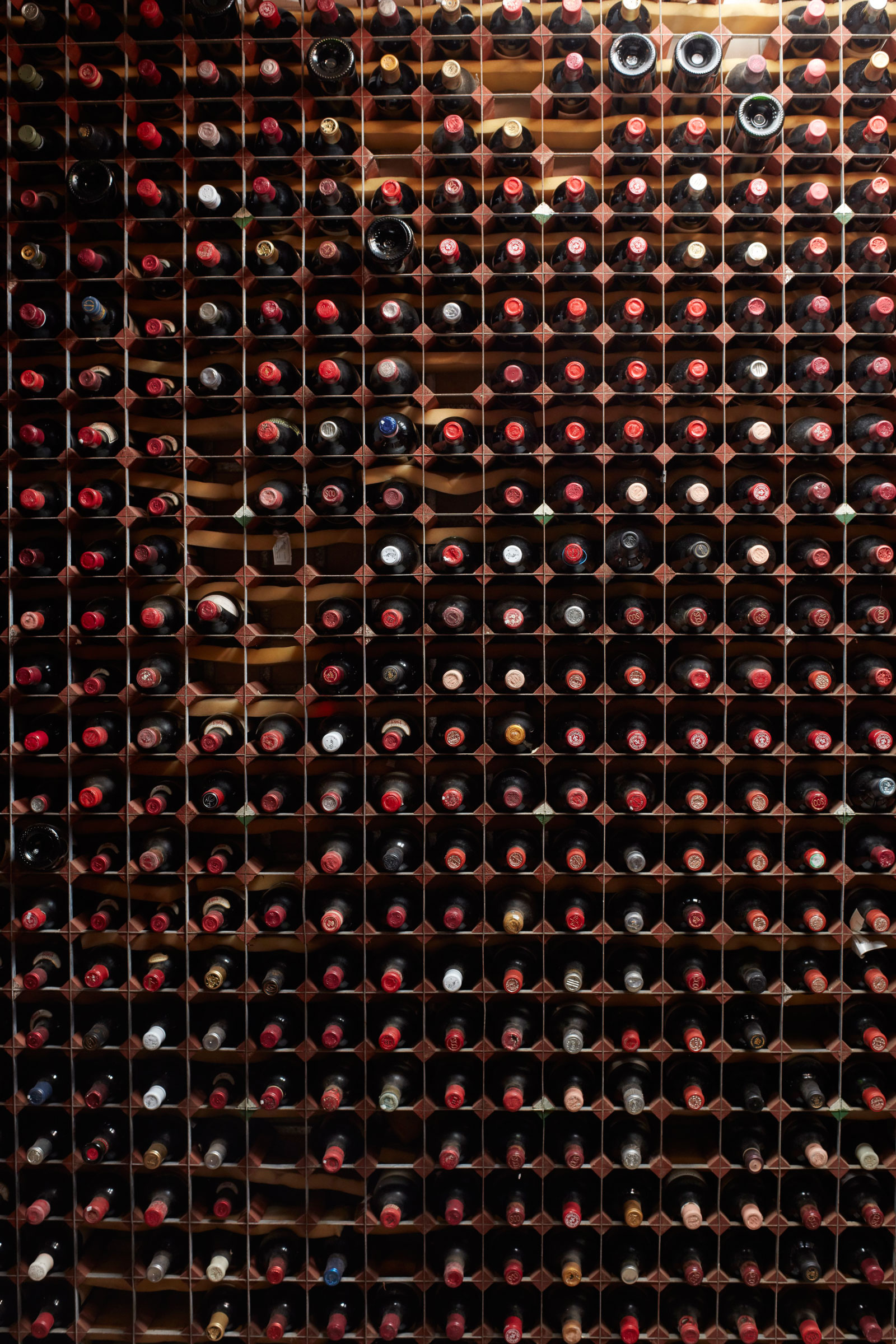 Ben Ichinose took great care in making sure that the racks of wine in his cellar were earthquake-proofed