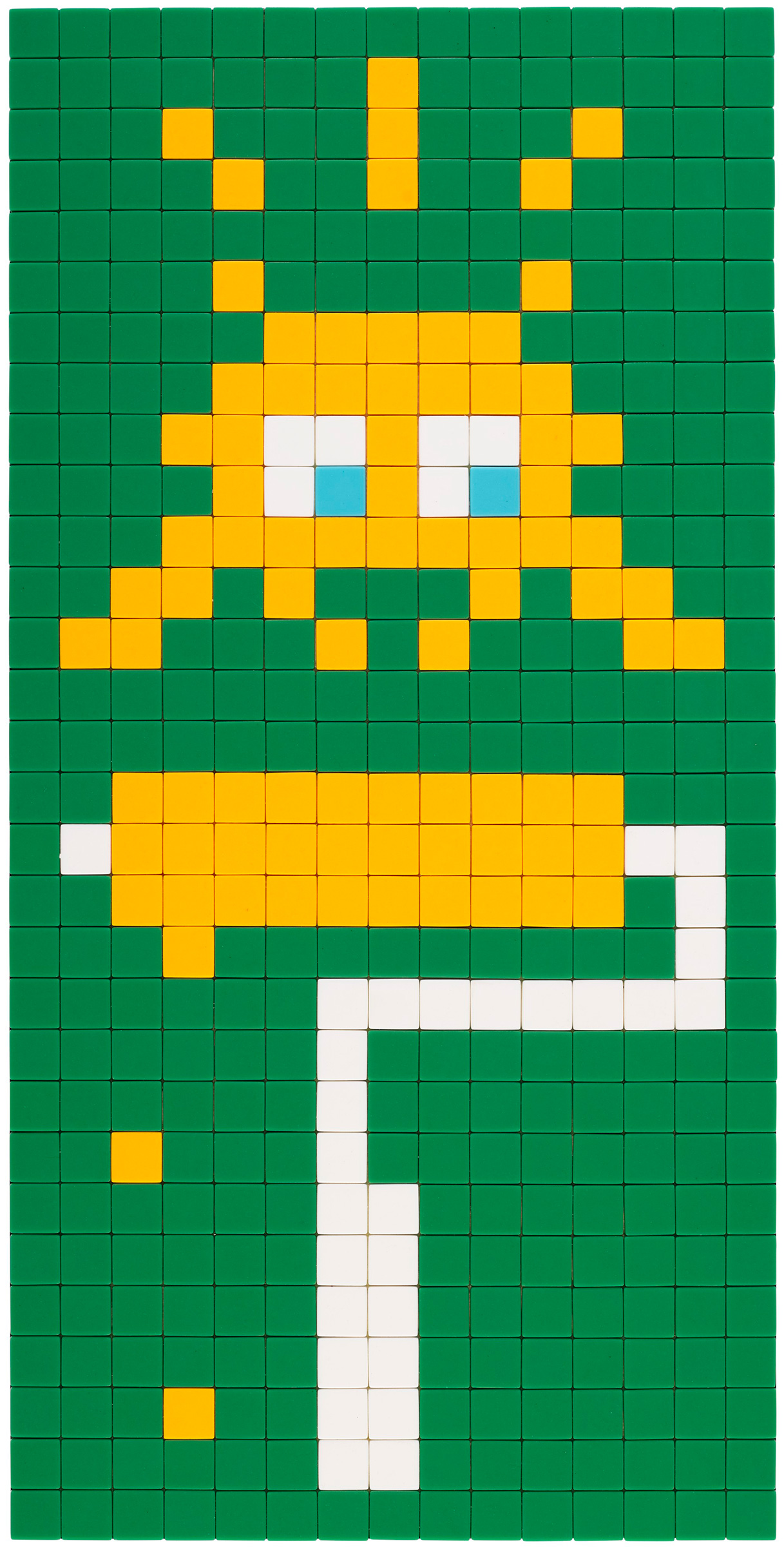INVADER（1969年生），《Alias SP_43》，2011年作。瓷磚 塑膠玻璃。28 1/8 x 14英寸（71.5 x 35.6公分）。估價：40,000 &ndash; 60,000美元。此拍品將於2020年8月5至19日在網上專場Trespassing呈獻