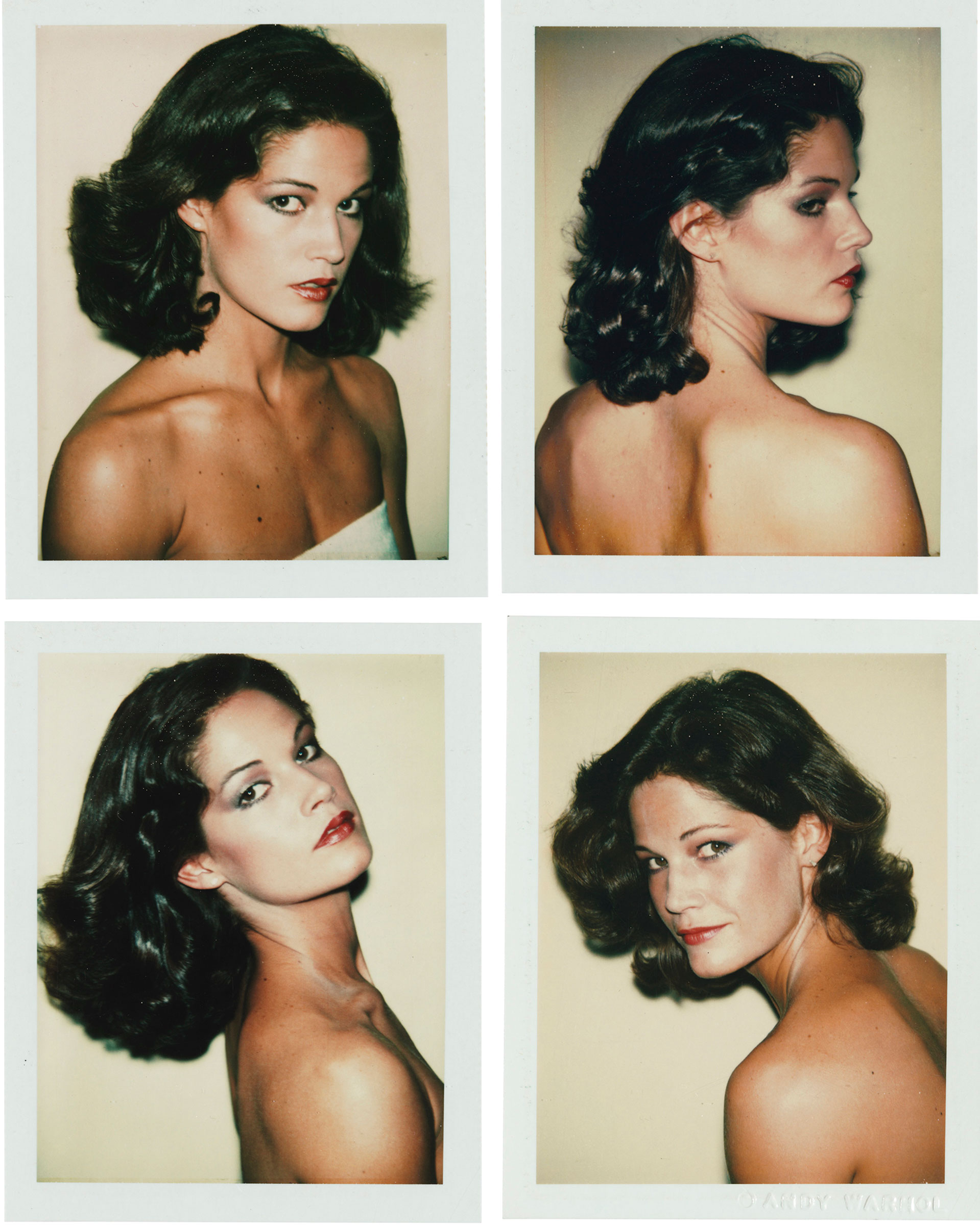 Andy Warhol (1928-1987), Barbara Allen, 1977. Four polaroid prints. Each image: 3¾ x 3 in (9.5 x 7.6 cm). Each sheet: 4¼ x 3½ in (10.9 x 8.8 cm). Sold for $21,250 on 2 October 2019 at Christie’s in New York. Artwork: © 2020 The Andy Warhol Foundation for the Visual Arts, Inc. / Licensed by DACS, London