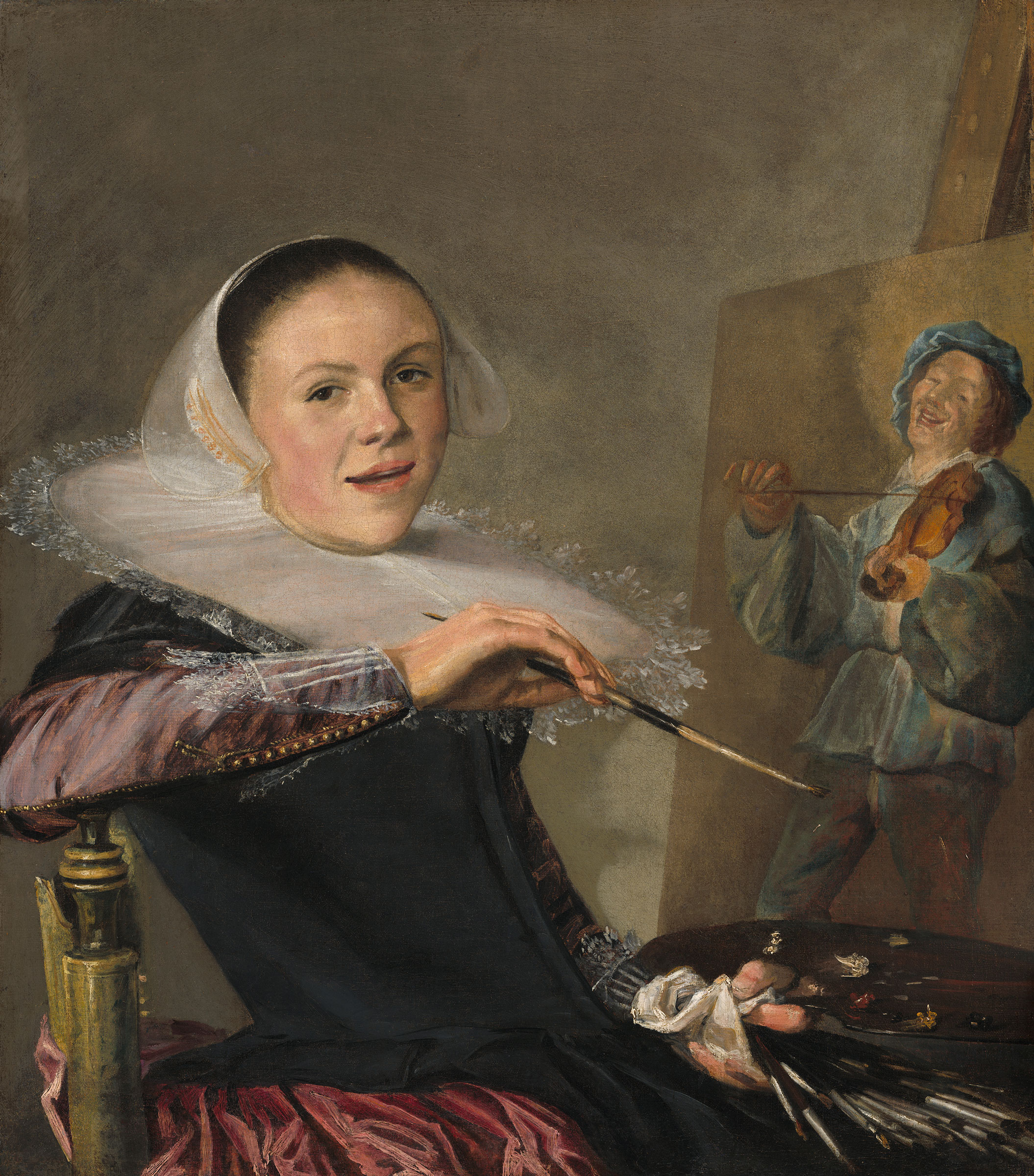 Judith Leyster (Dutch, 1609-1660), Self-Portrait, c. 1630. Oil on canvas, overall: 74.6 x 65.1 cm (29⅜ x 25⅝ in). Gift of Mr. and Mrs. Robert Woods Bliss. 1949.6.1. Courtesy National Gallery of Art, Washington
