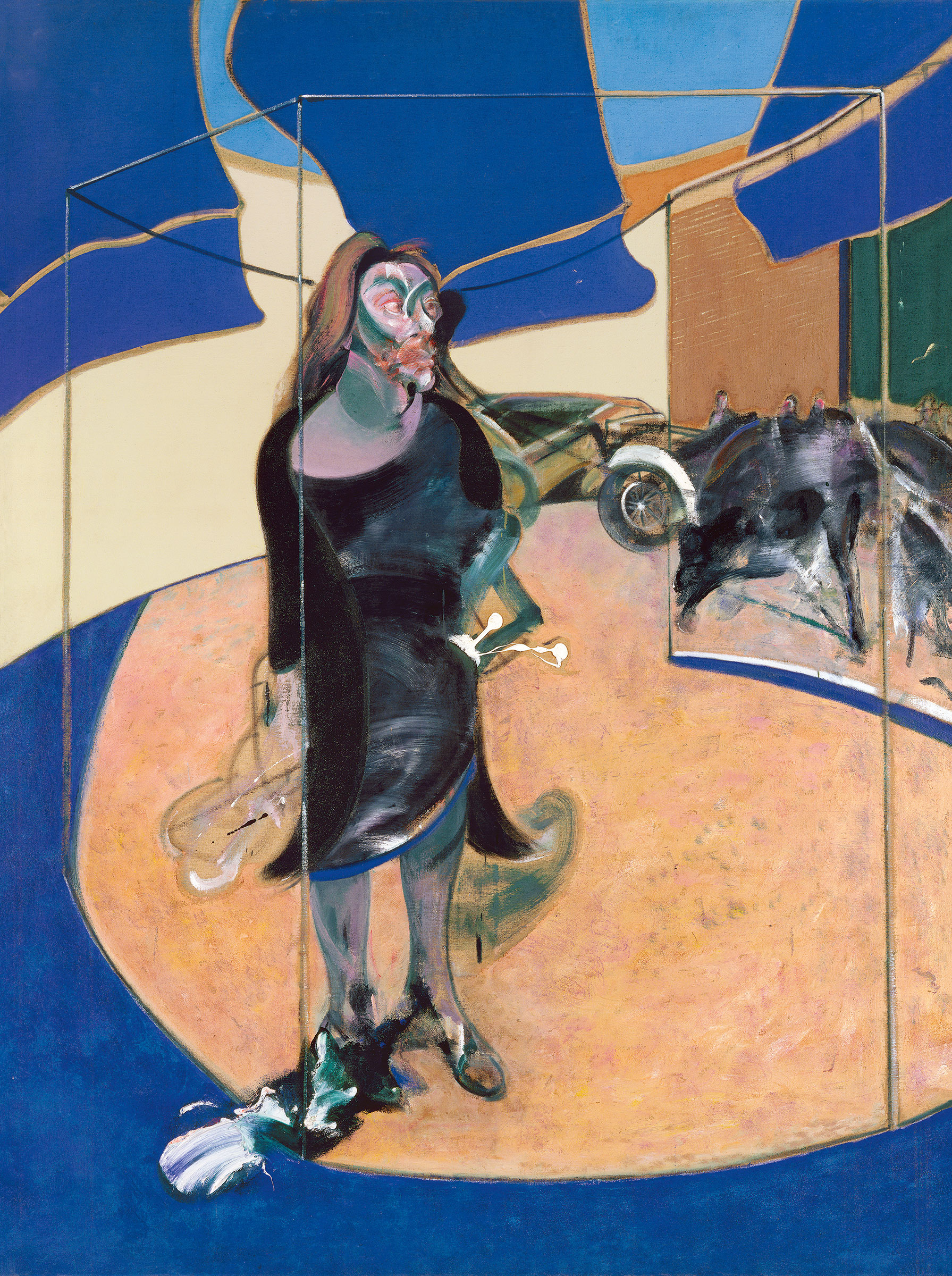 Francis Bacon, Portrait of Isabel Rawsthorne Standing in a Street in Soho, 1967. &copy; The
Estate of Francis Bacon. All rights reserved, DACS 2020