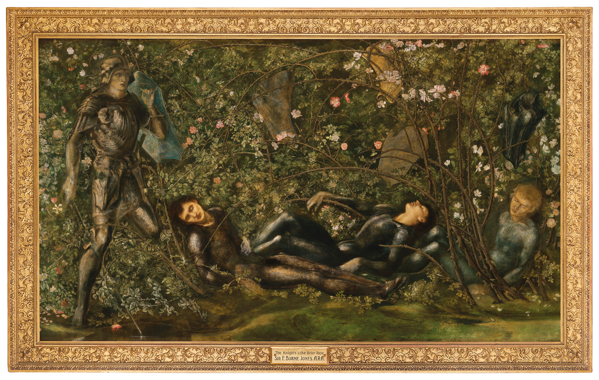 Sir Edward Coley Burne-Jones, The Prince Entering the Briar Wood, 1869, sold for £2,422,500 on 8 July 2021 at Christie's in London