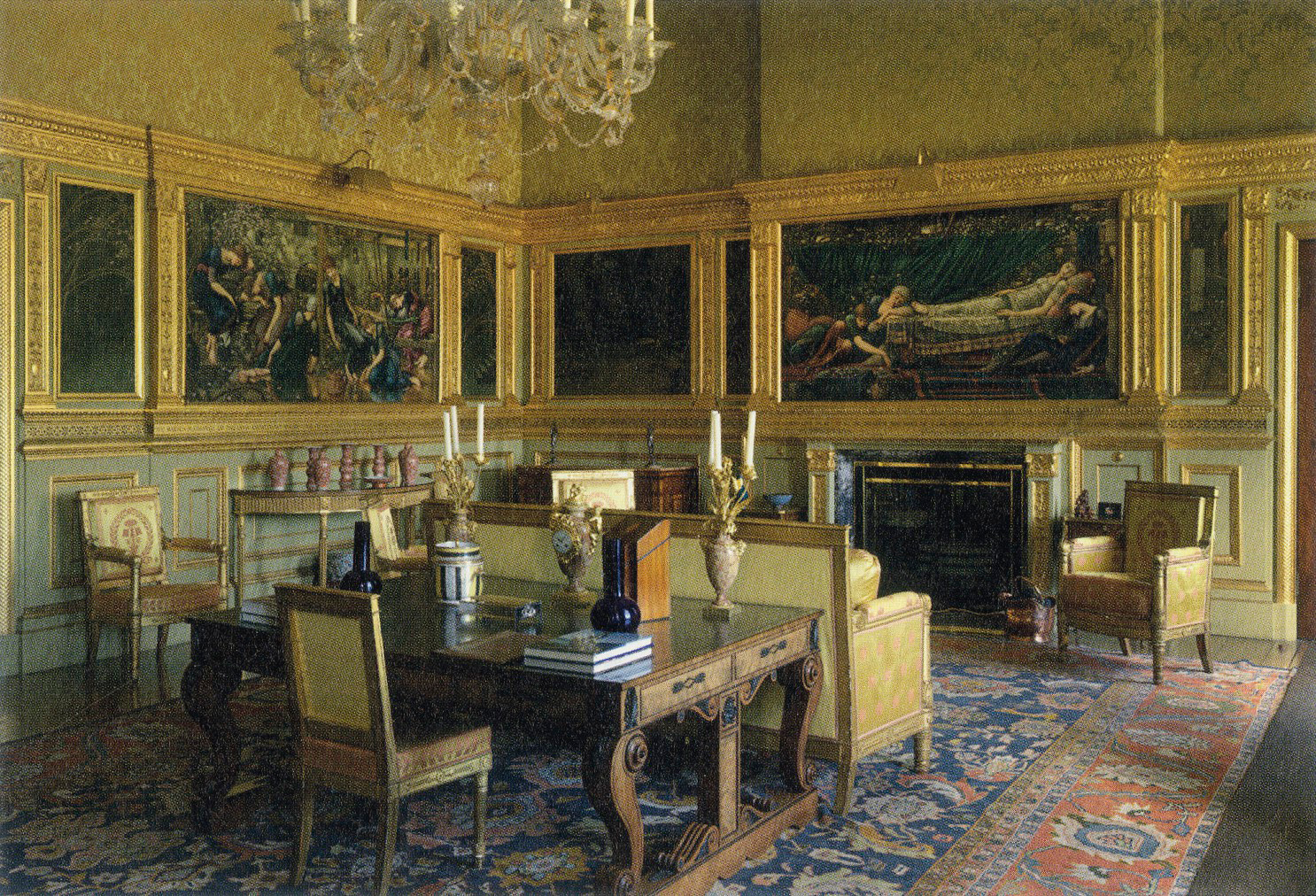 Part of Edward Burne-Jones’s painting series, The Legend of the Briar Rose, at Buscot Park in Oxfordshire