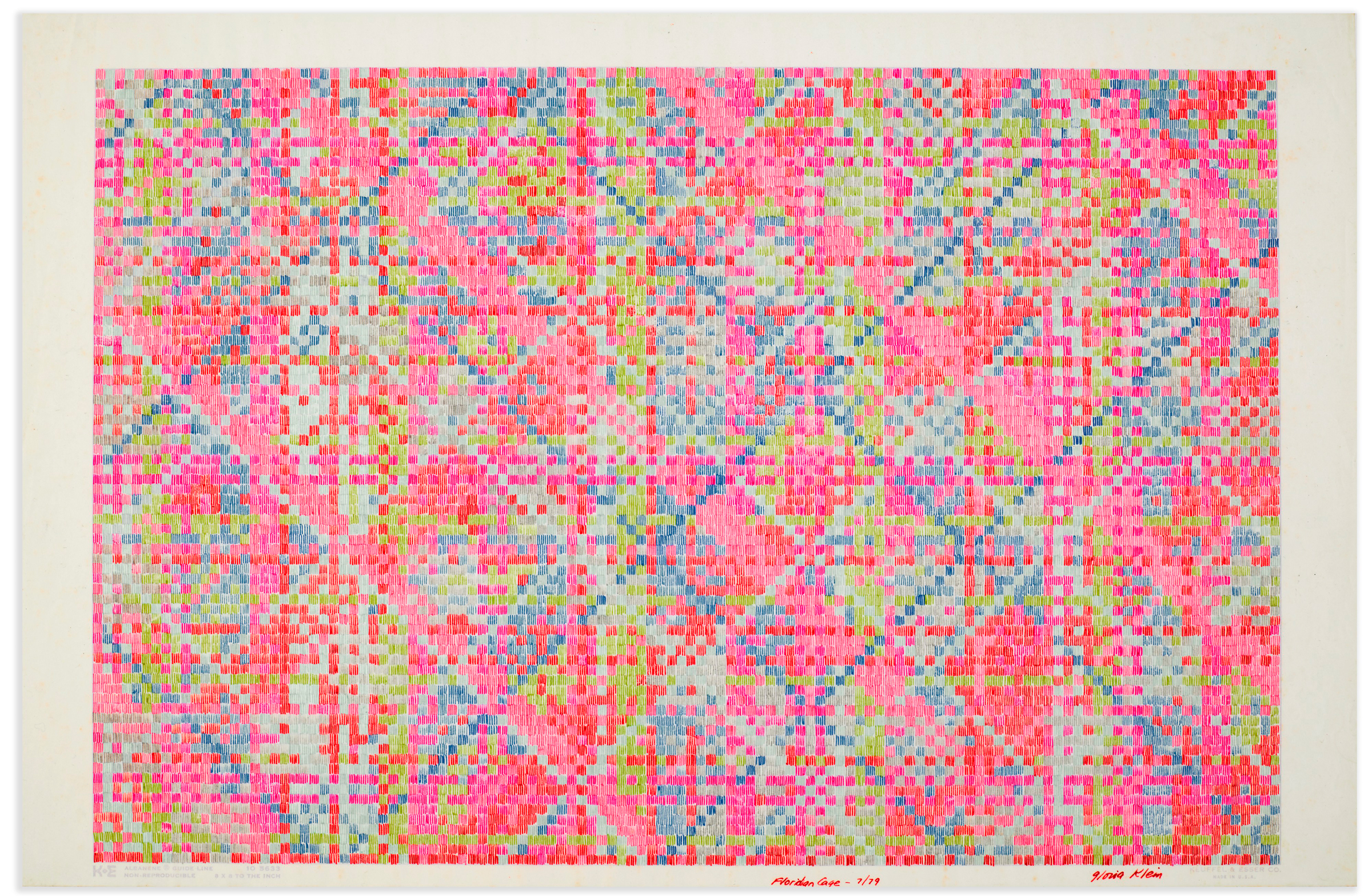 Gloria Klein (b. 1936), Floridian Cage, 1979. Ink on paper. 11 x 17 in (28 x 43 cm). Price upon request. Offered in Gloria Klein / Beautiful Structures at Christie's in New York from 17-30 June.