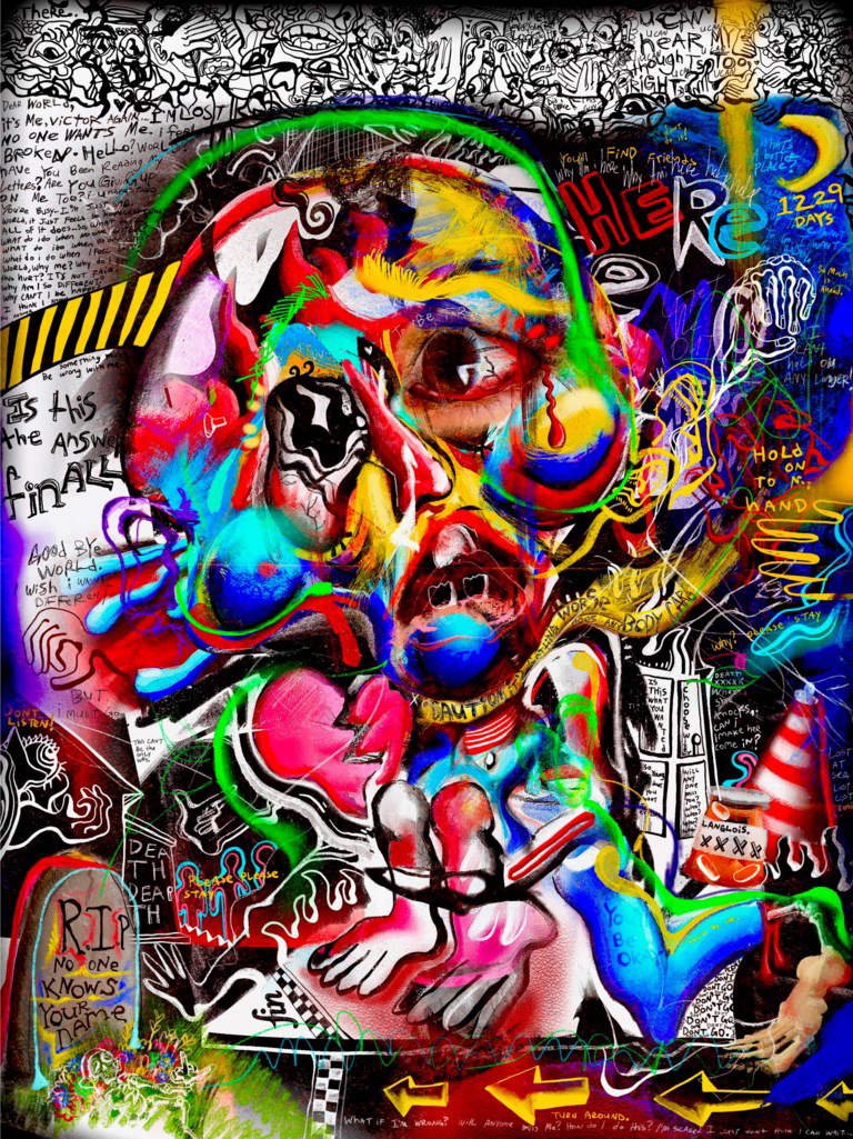 FEWOCiOUS (b. 2003), Year 3, Age 16 — When A Child Feels Lost, 2021. Single-channel video (non-fungible token). 00:00:31 seconds (1710 x 1294 pixels). Estimate: undefined. Offered in Hello, i'm Victor (FEWOCiOUS) and This Is My Life on 25-30 June 2021 at Christie’s Online