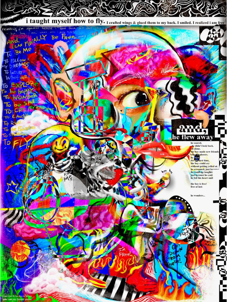 FEWOCiOUS (b. 2003), Year 5, Age 18 — I Taught Myself How To Fly, 2021. Single-channel video (non-fungible token). 00:00:23 seconds (1710 x 1294 pixels). Estimate: undefined. Offered in Hello, i'm Victor (FEWOCiOUS) and This Is My Life on 25-30 June 2021 at Christie’s Online