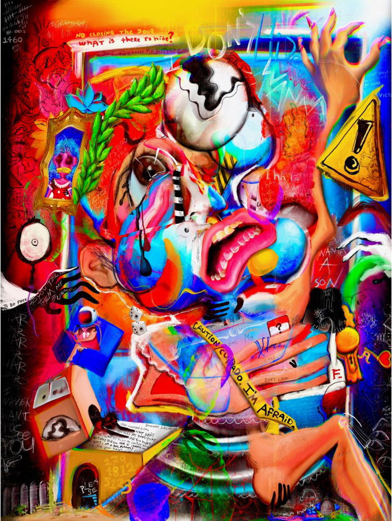 FEWOCiOUS (b. 2003), Year 1, Age 14 — It Hurts To Hide, 2021. Single-channel video (non-fungible token). 00:00:32 seconds (1710 x 1294 pixels). Estimate: undefined. Offered in Hello, i'm Victor (FEWOCiOUS) and This Is My Life on 25-30 June 2021 at Christie’s Online