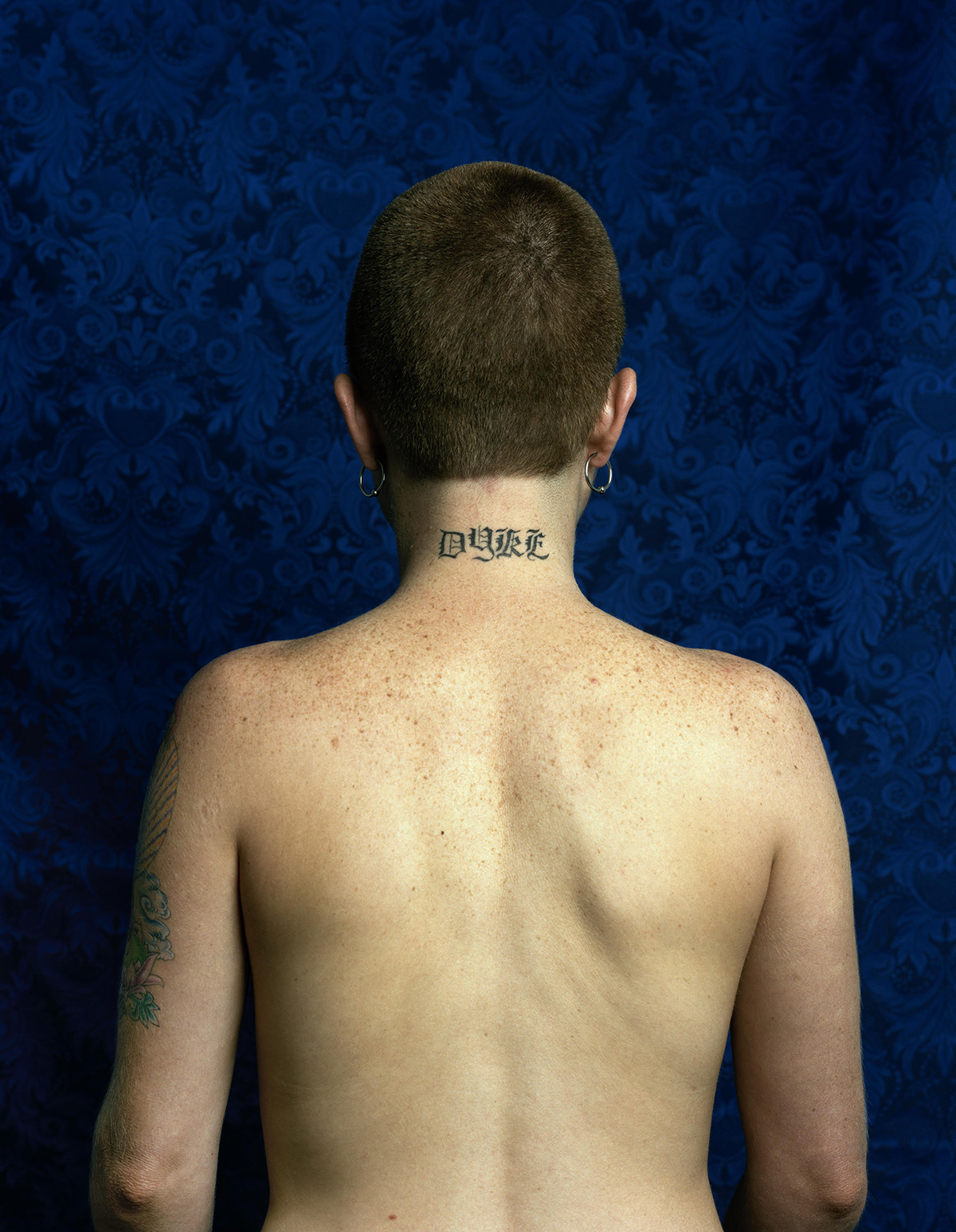 Catherine Opie (b. 1961), Dyke, 1992. Chromogenic print. 40 x 31⅞ in (101.6 x 81 cm). Sold for $87,500 on 26 February 2019 at Christie’s Online. Photo: © Catherine Opie. Courtesy Regen Projects, Los Angeles and Lehmann Maupin, New York, Hong Kong, Seoul and London