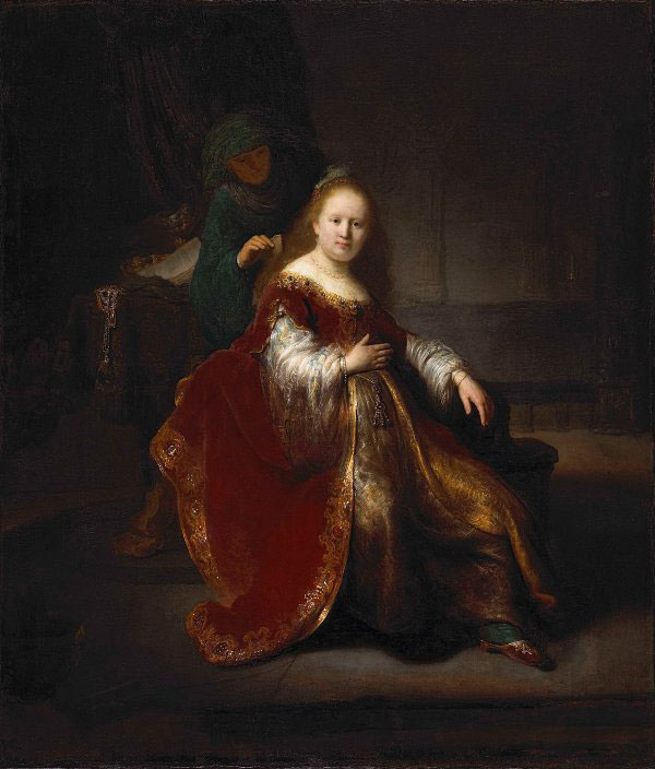 Rembrandt van Rijn, Heroine from the Old Testament, 1632/33, oil on canvas, 109.2 × 94.4 cm. National Gallery of Canada, Ottawa. Purchased 1953 (6089). Photo: NGC